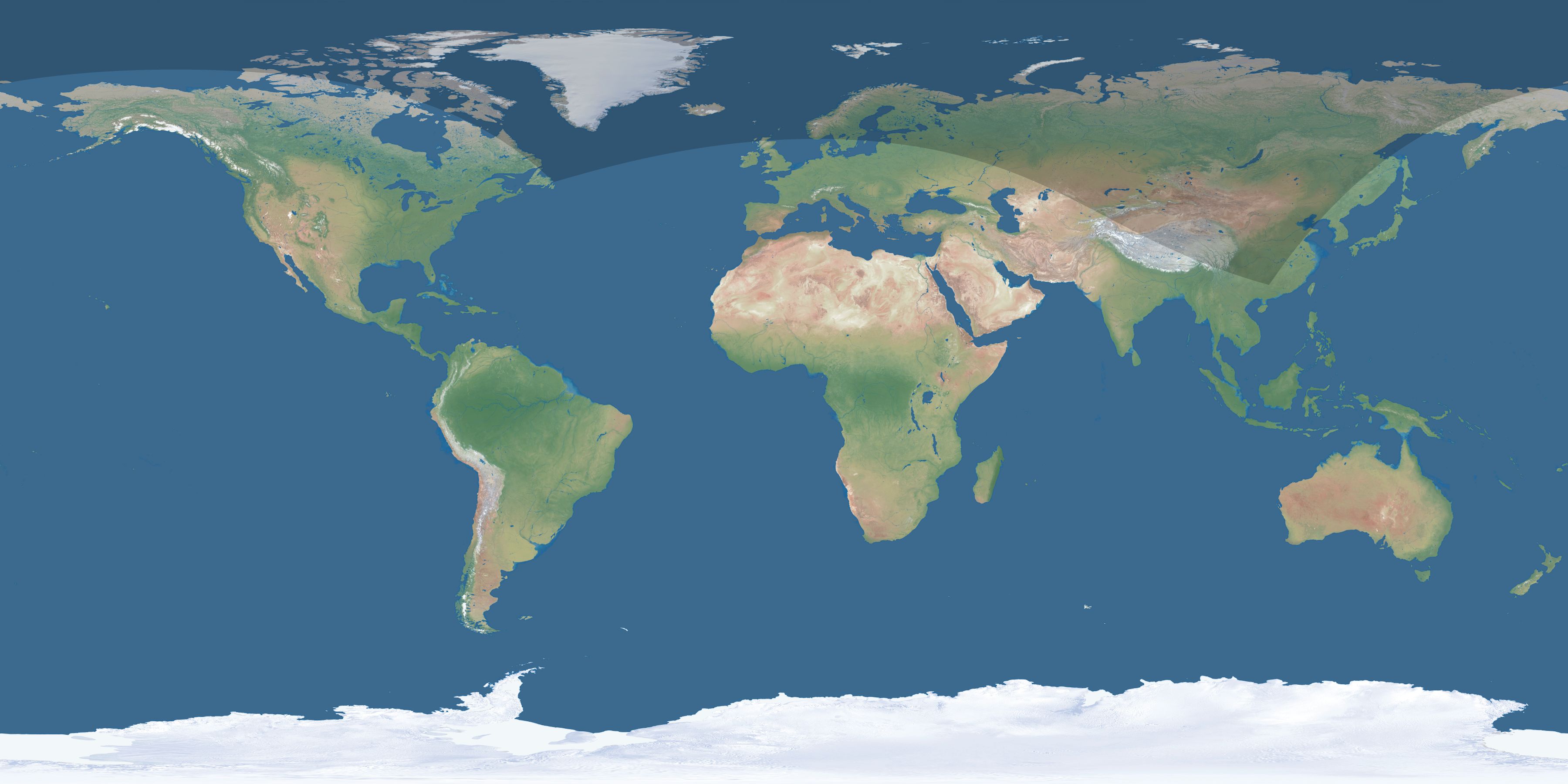 Map of the umbra and penumbra path of the solar eclipse of 08/11/2018