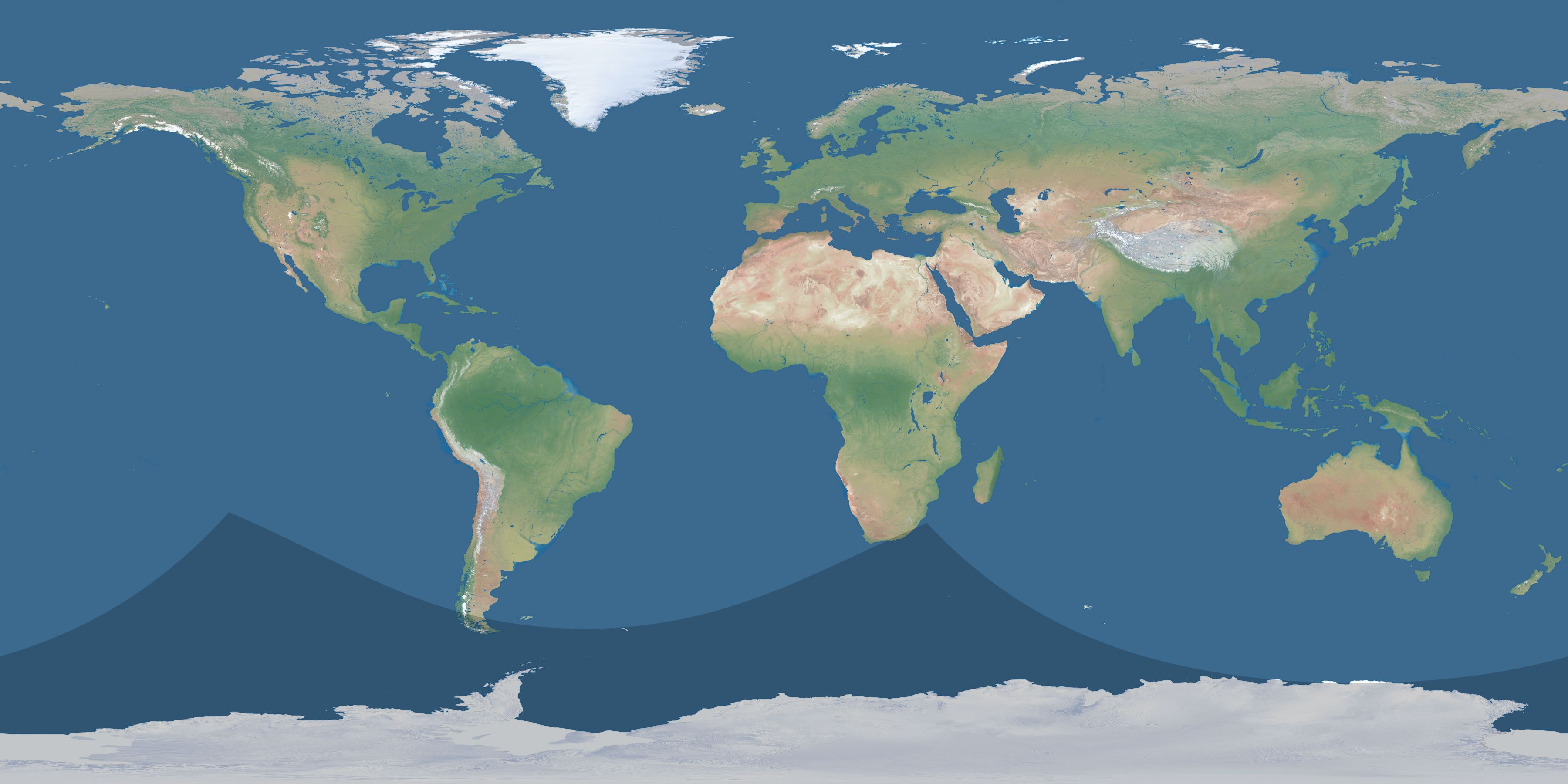 Map of the umbra and penumbra path of the solar eclipse of 12/05/2029
