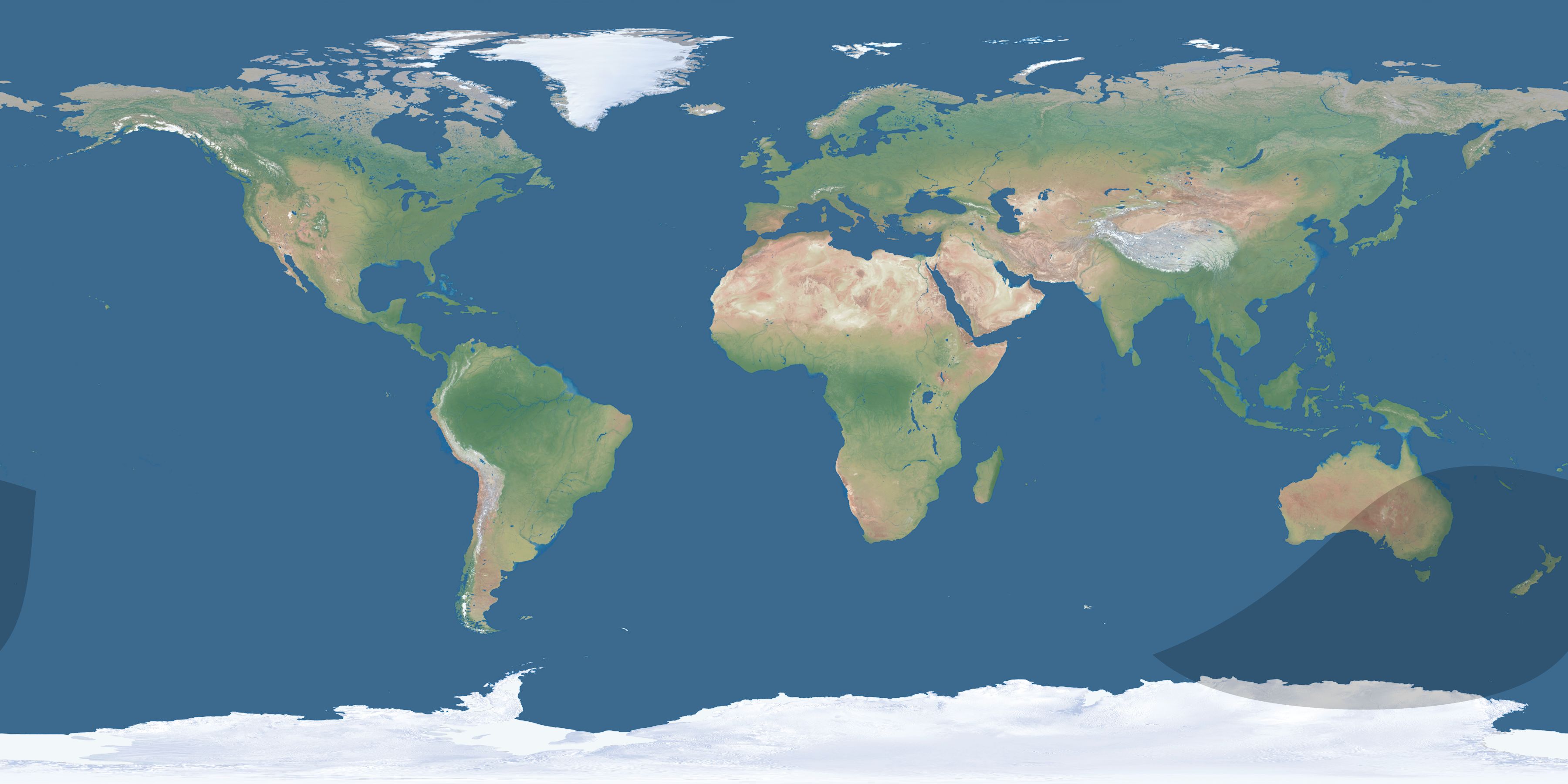 Map of the umbra and penumbra path of the solar eclipse of 05/11/2040