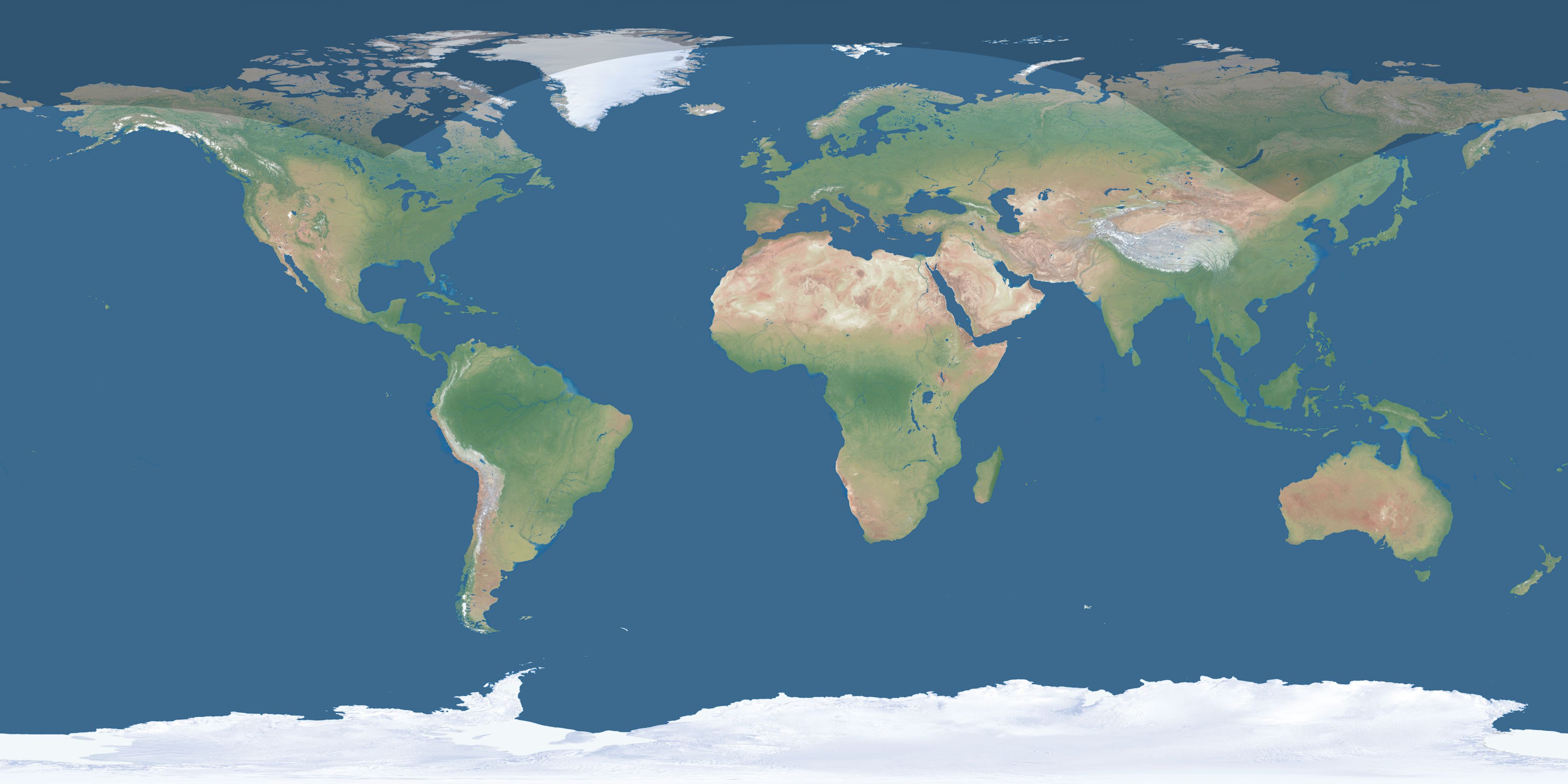 Map of the umbra and penumbra path of the solar eclipse of 06/23/2047