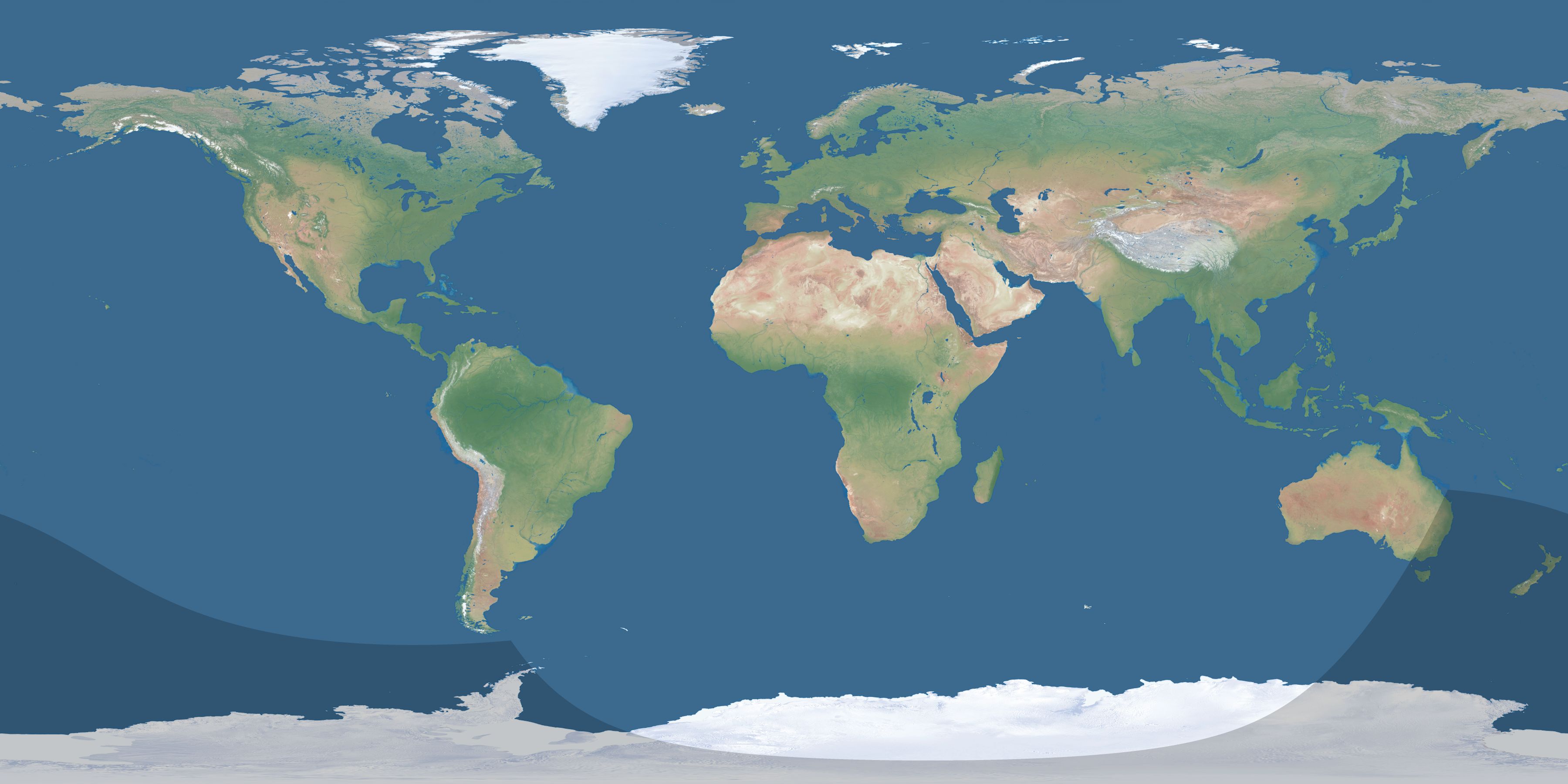 Map of the umbra and penumbra path of the solar eclipse of 10/04/2051