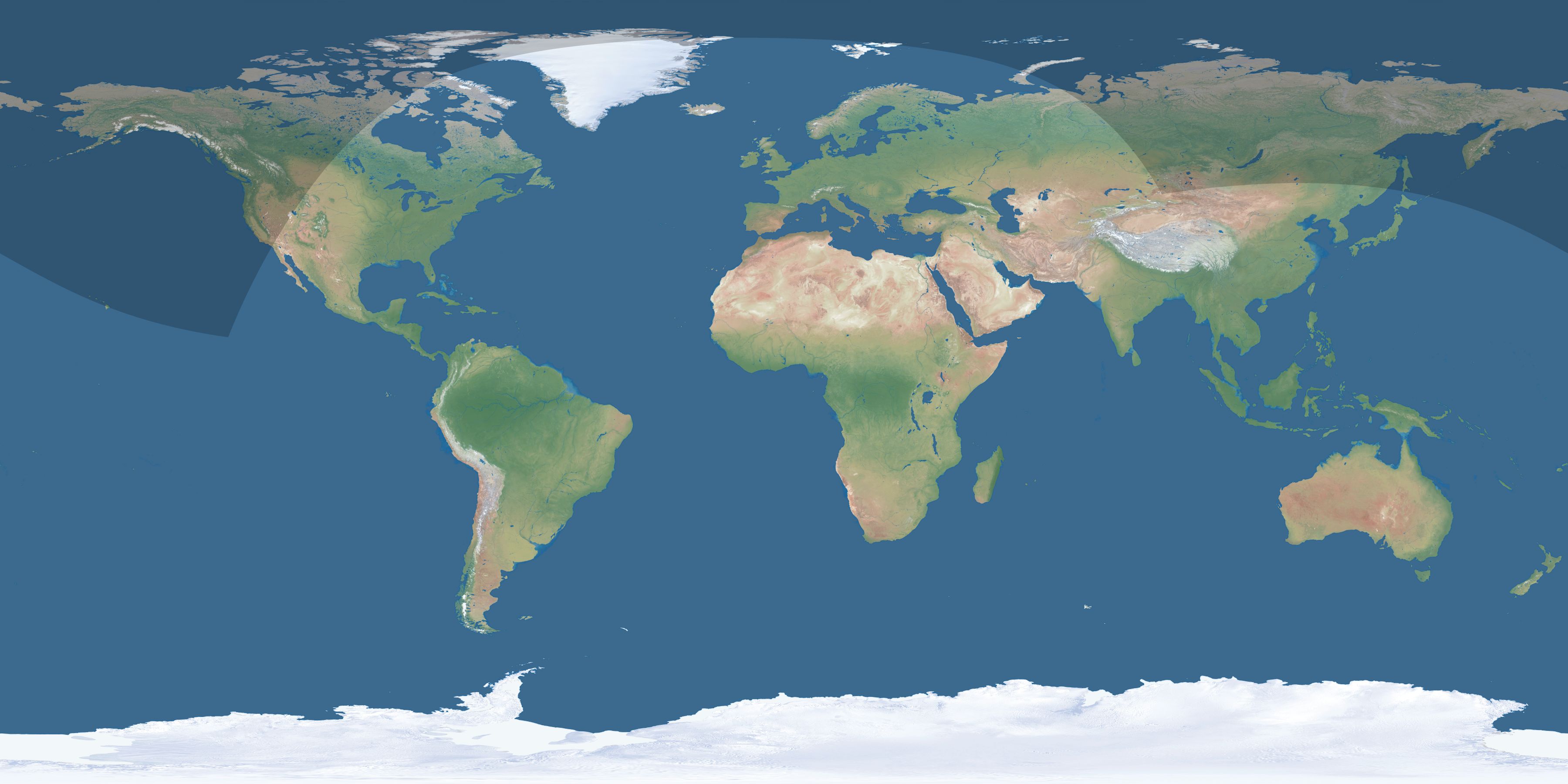 Map of the umbra and penumbra path of the solar eclipse of 09/02/2054