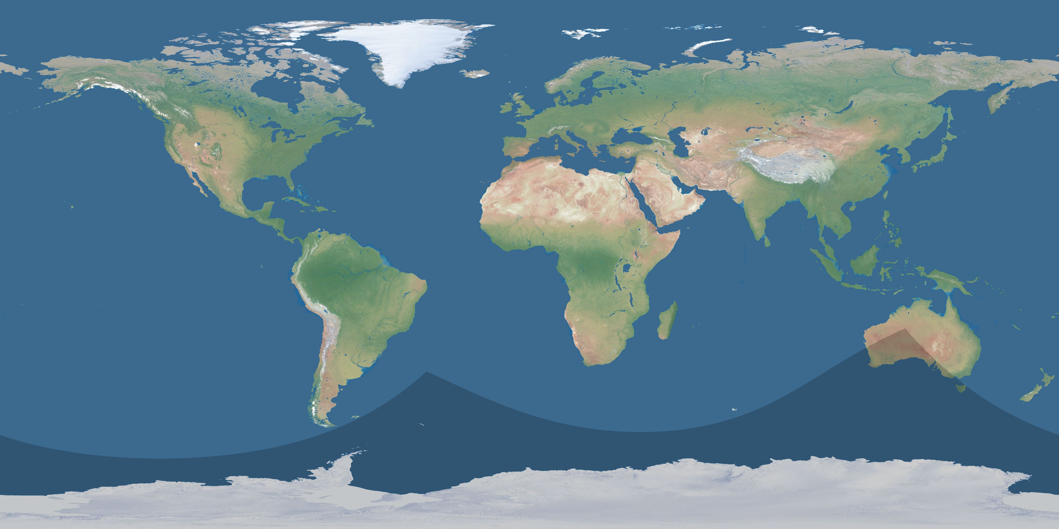 Map of the umbra and penumbra path of the solar eclipse of 12/27/2065