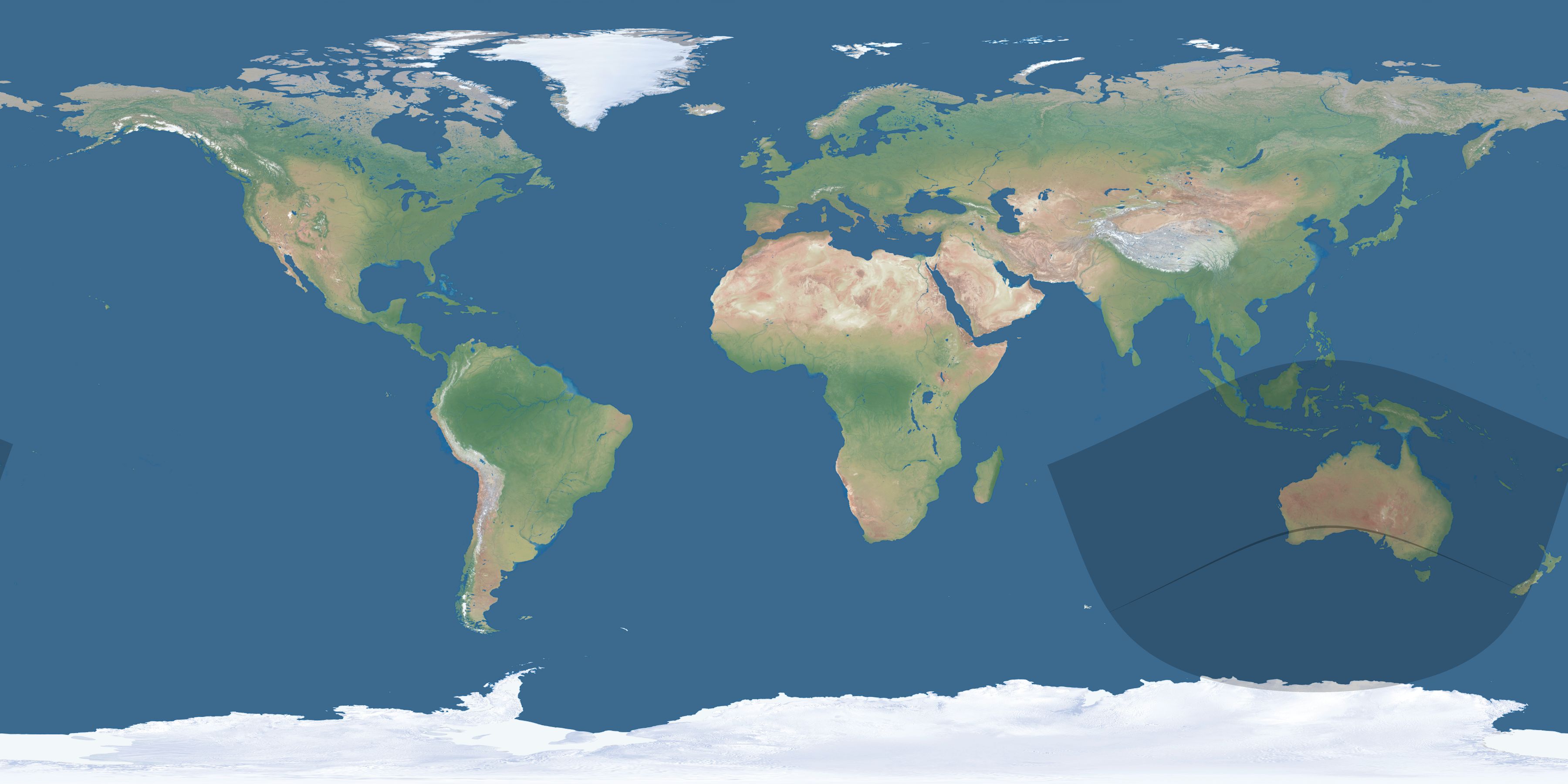 Map of the umbra and penumbra path of the solar eclipse of 05/31/2068