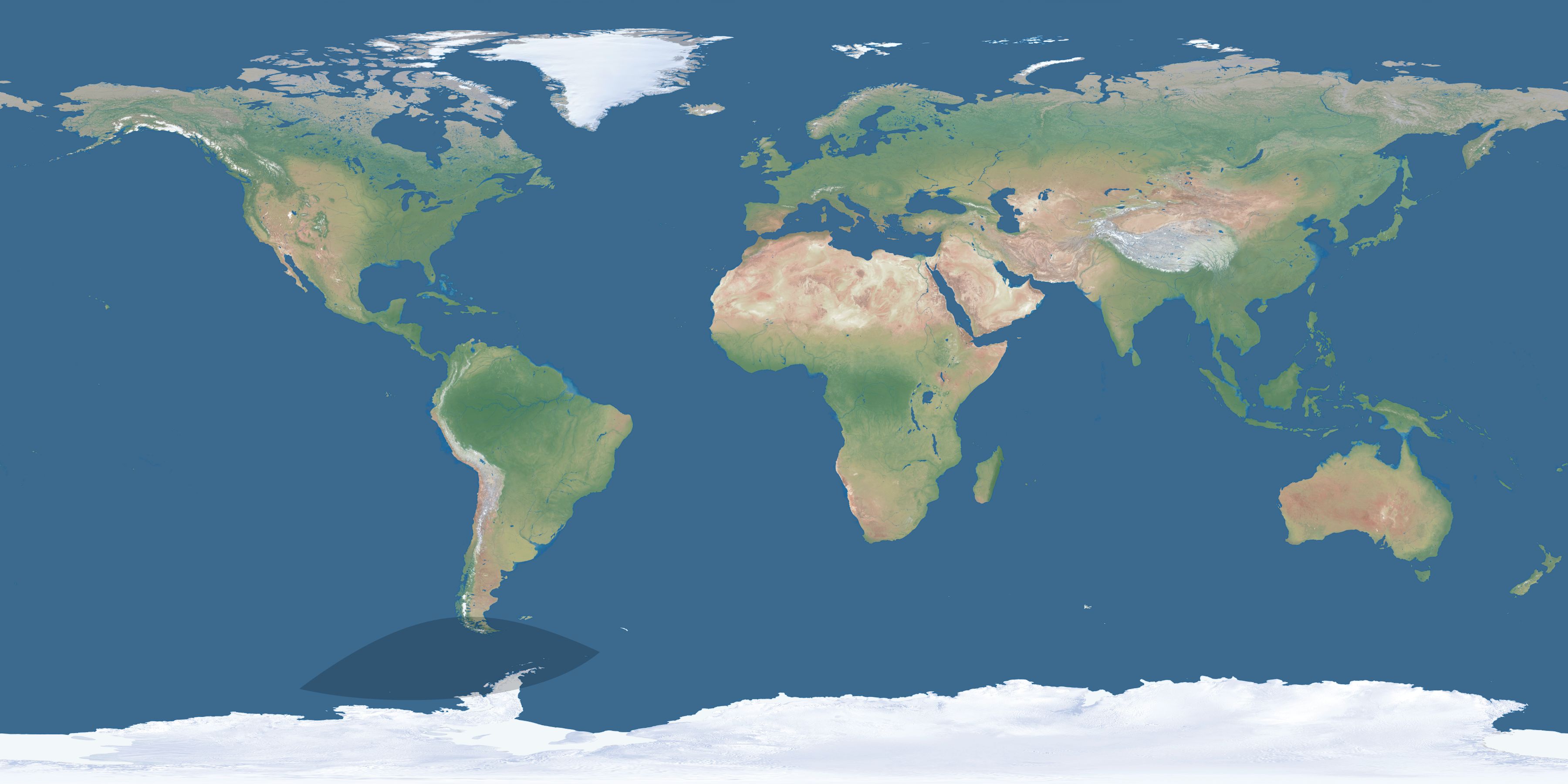 Map of the umbra and penumbra path of the solar eclipse of 05/20/2069
