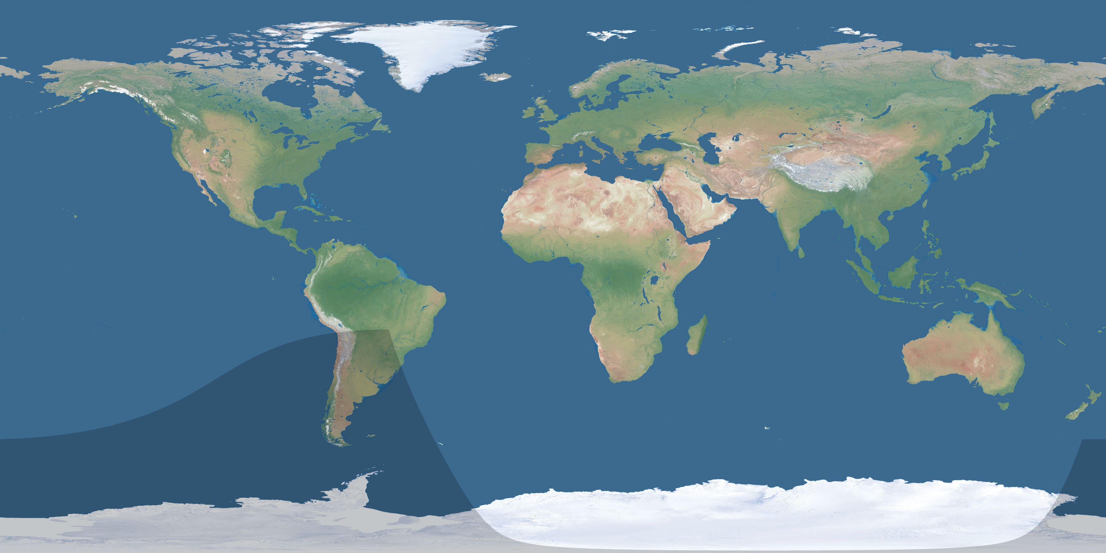 Map of the umbra and penumbra path of the solar eclipse of 03/19/2072