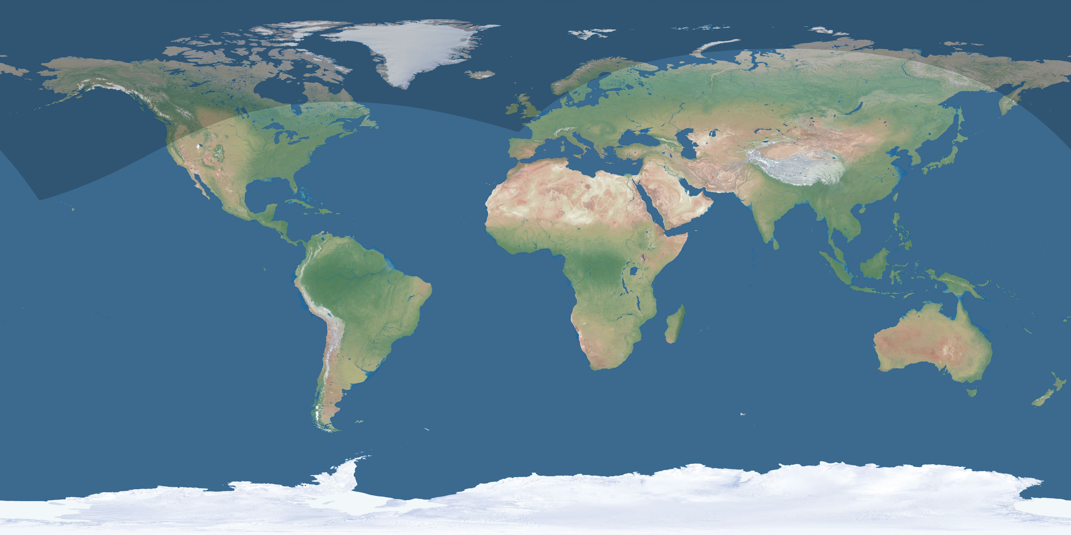 Map of the umbra and penumbra path of the solar eclipse of 05/02/2087