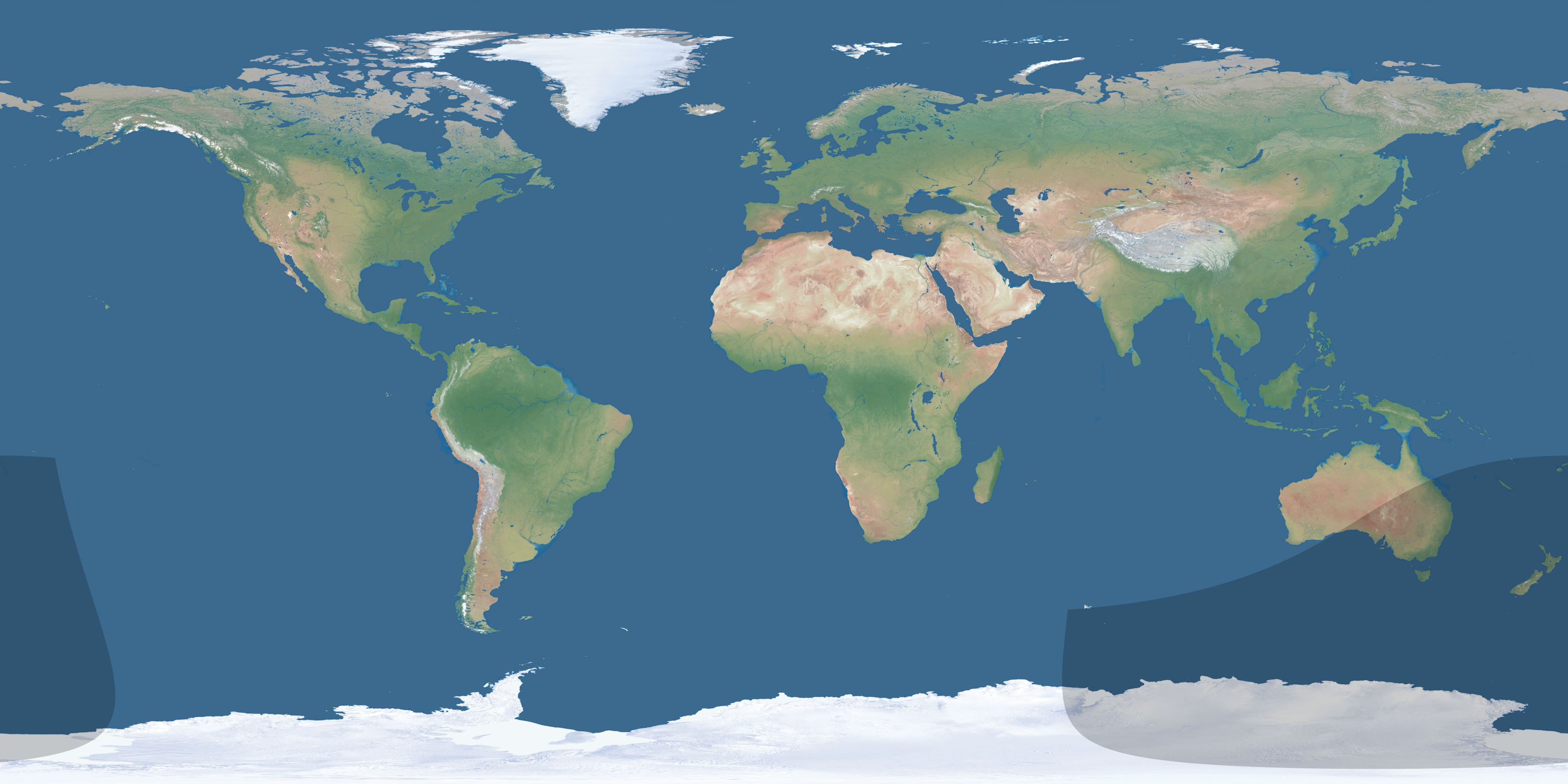 Map of the umbra and penumbra path of the solar eclipse of 03/31/2090