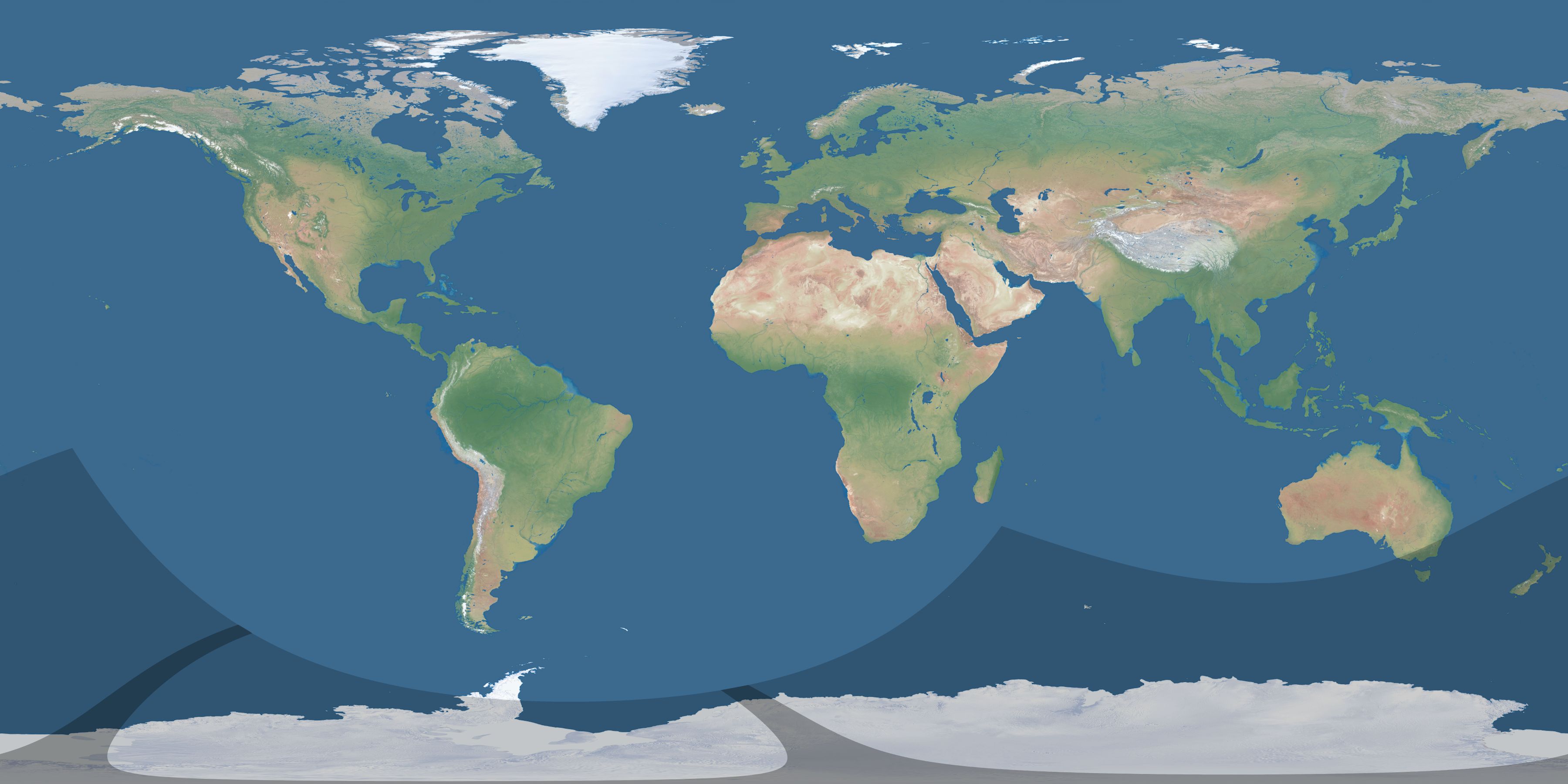 Map of the umbra and penumbra path of the solar eclipse of 01/29/2112