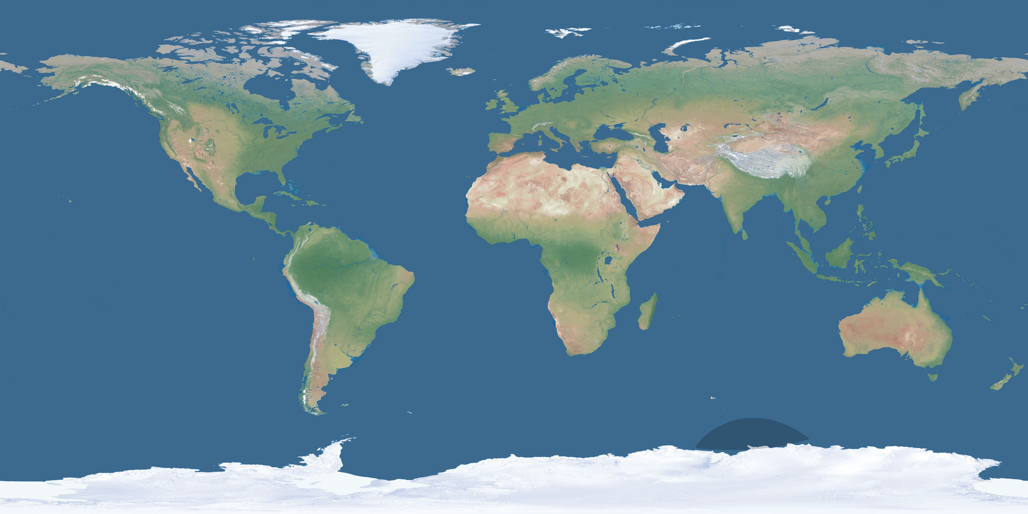Map of the umbra and penumbra path of the solar eclipse of 06/24/2112
