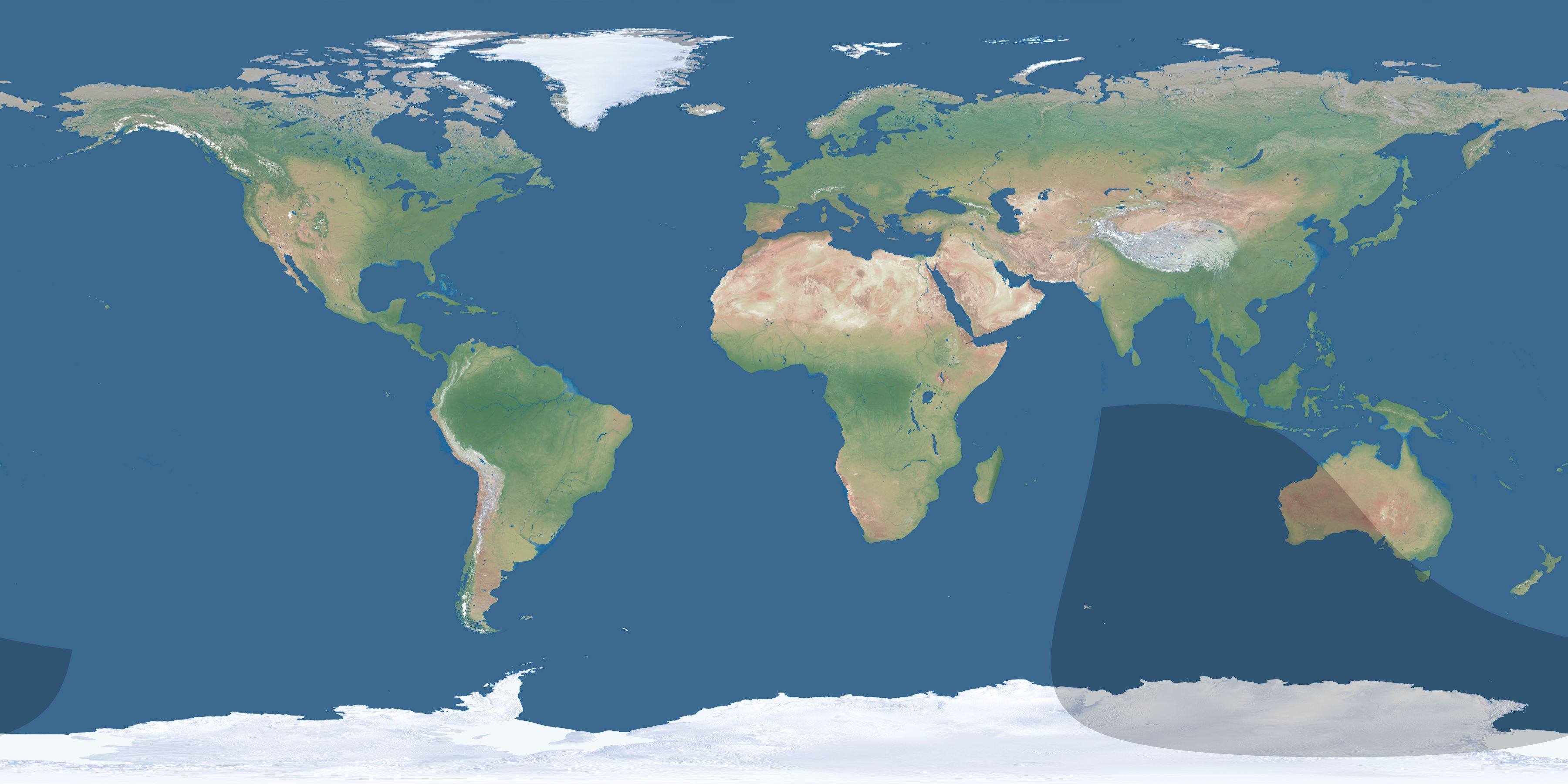 Map of the umbra and penumbra path of the solar eclipse of 09/05/2119