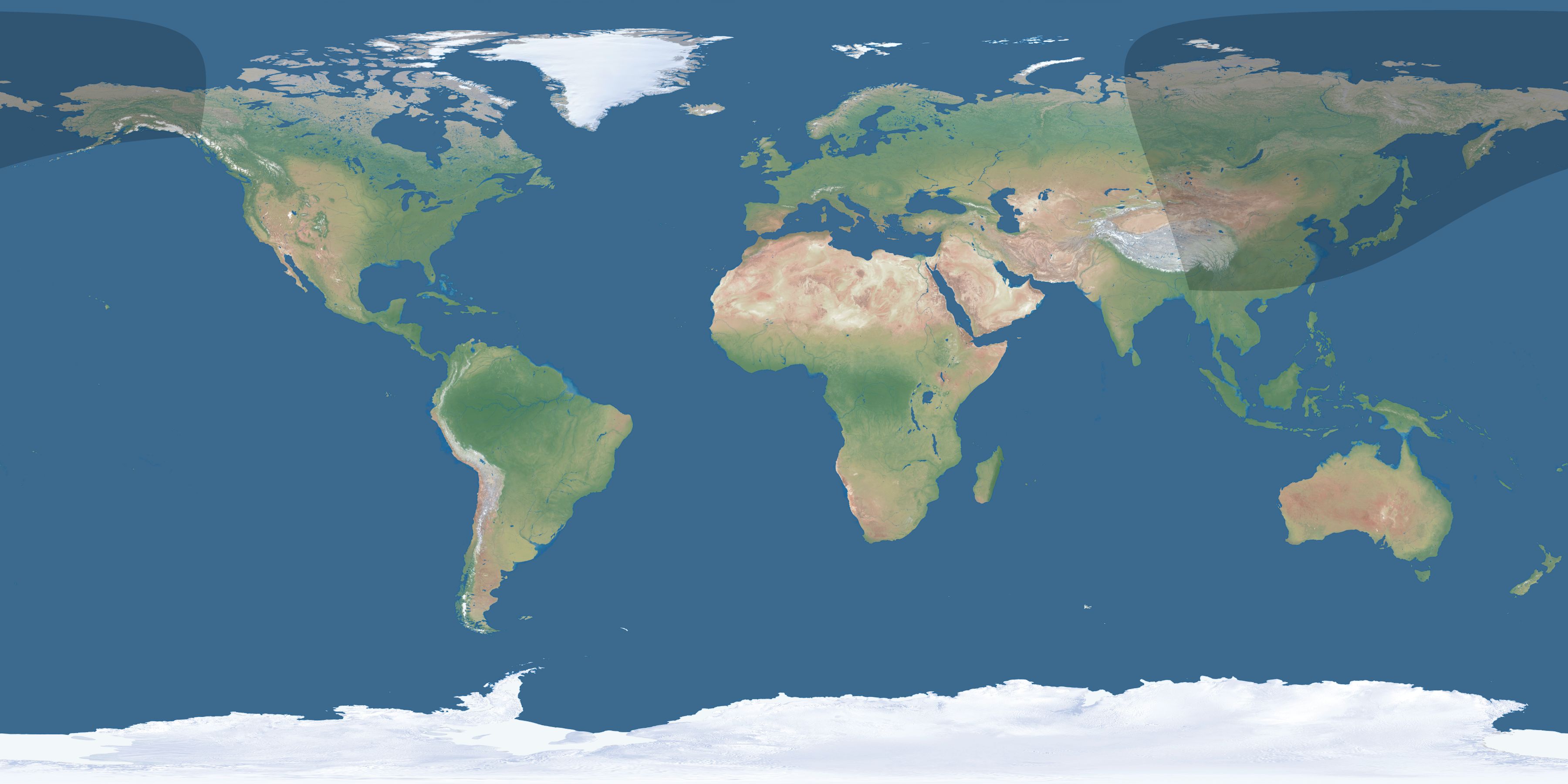 Map of the umbra and penumbra path of the solar eclipse of 03/13/2127