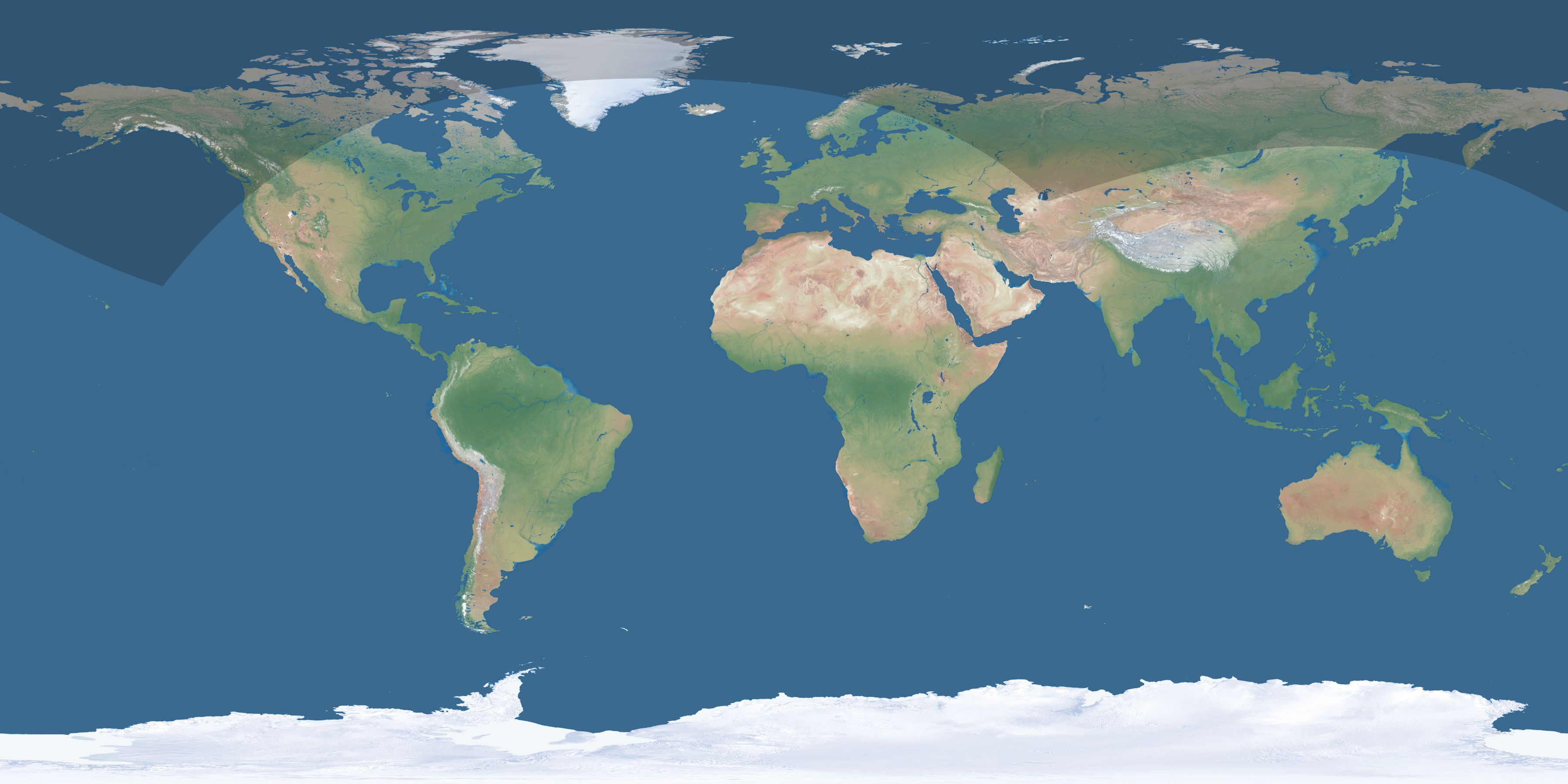 Map of the umbra and penumbra path of the solar eclipse of 08/04/2130