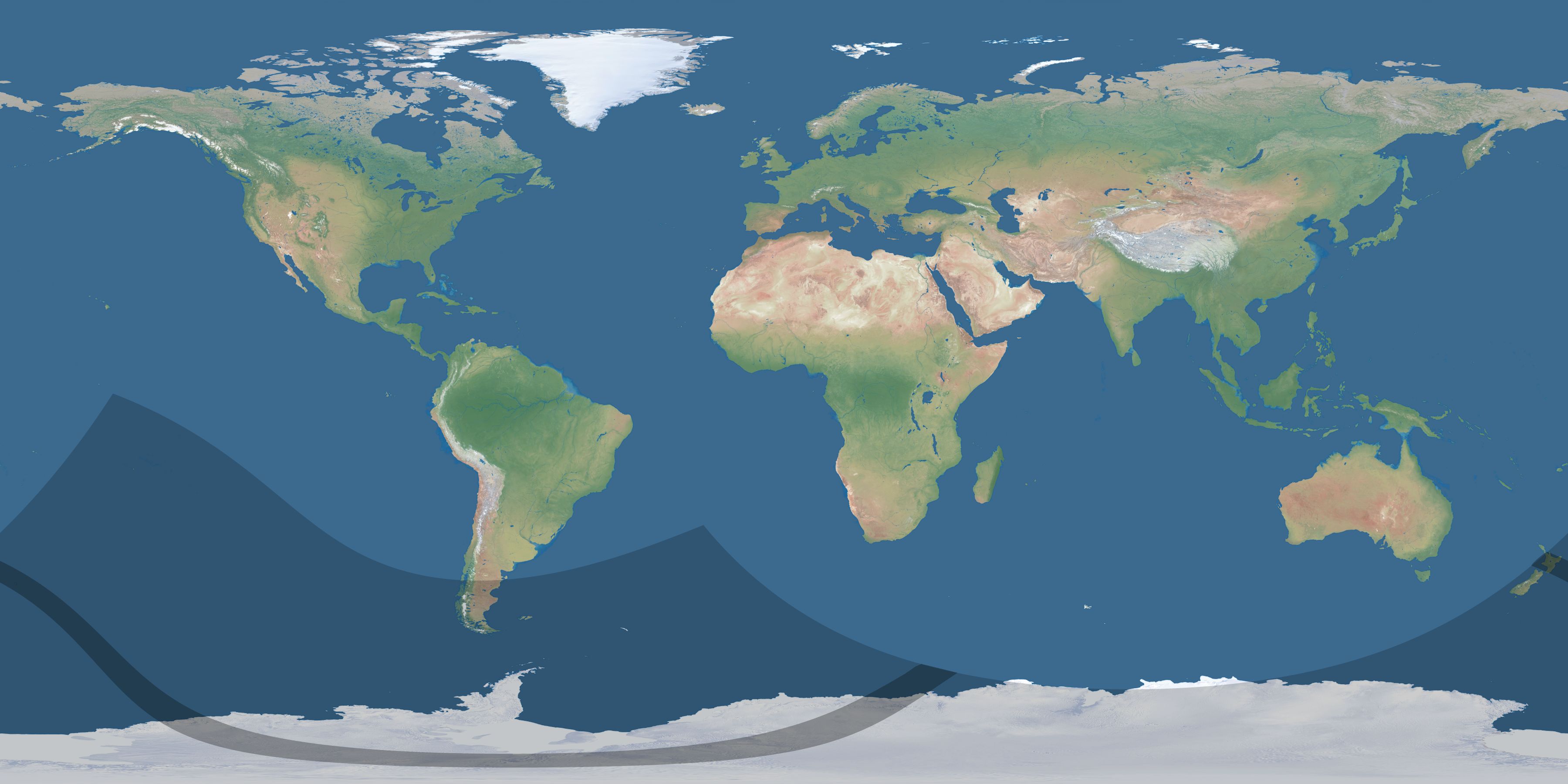 Map of the umbra and penumbra path of the solar eclipse of 11/26/2133