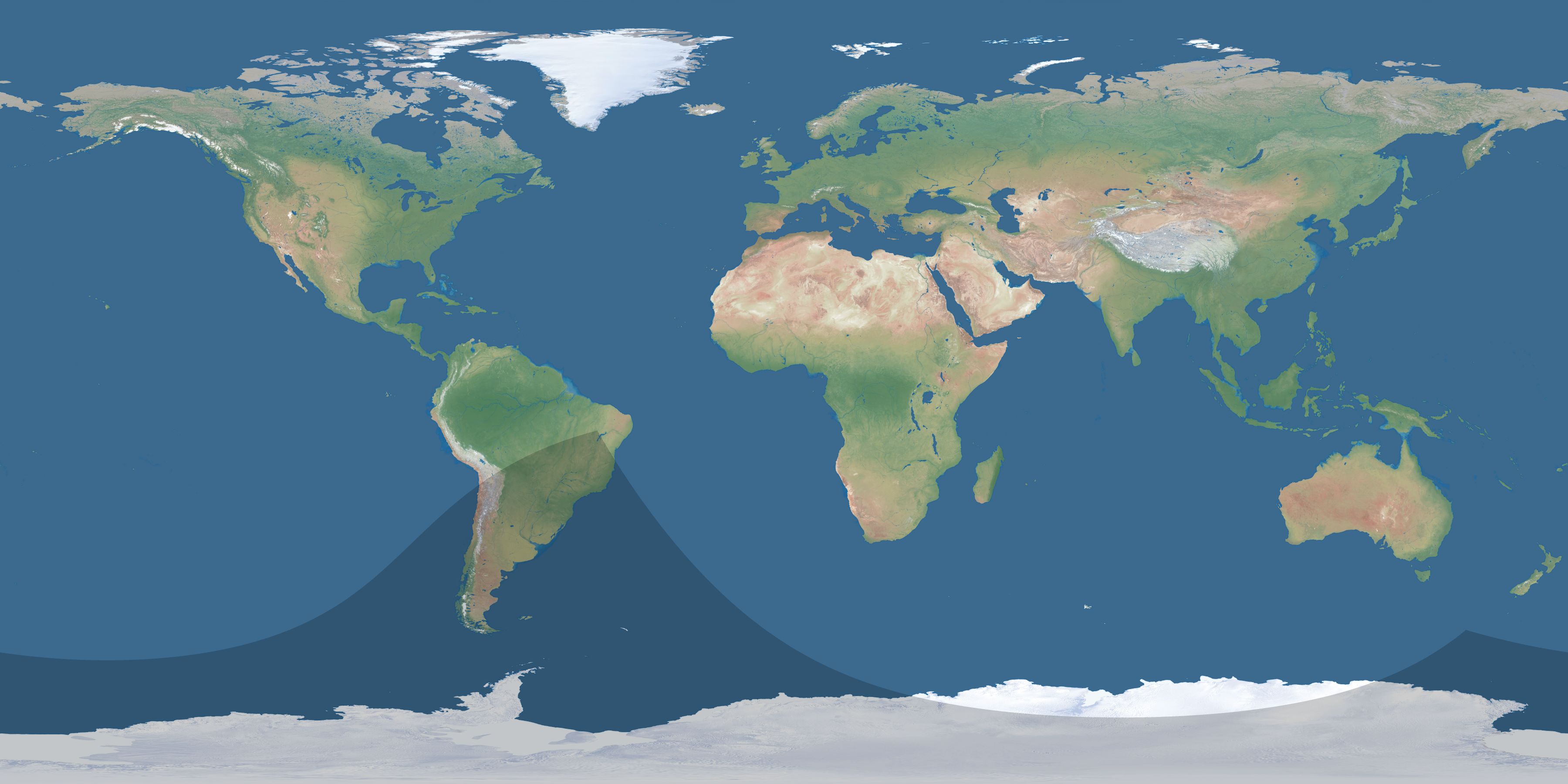 Map of the umbra and penumbra path of the solar eclipse of 02/09/2138