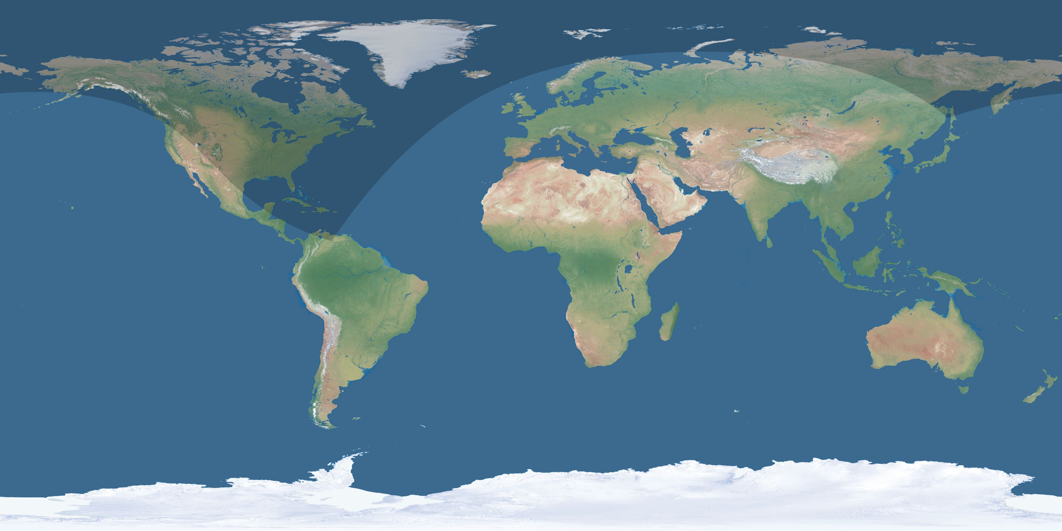 Map of the umbra and penumbra path of the solar eclipse of 08/05/2138