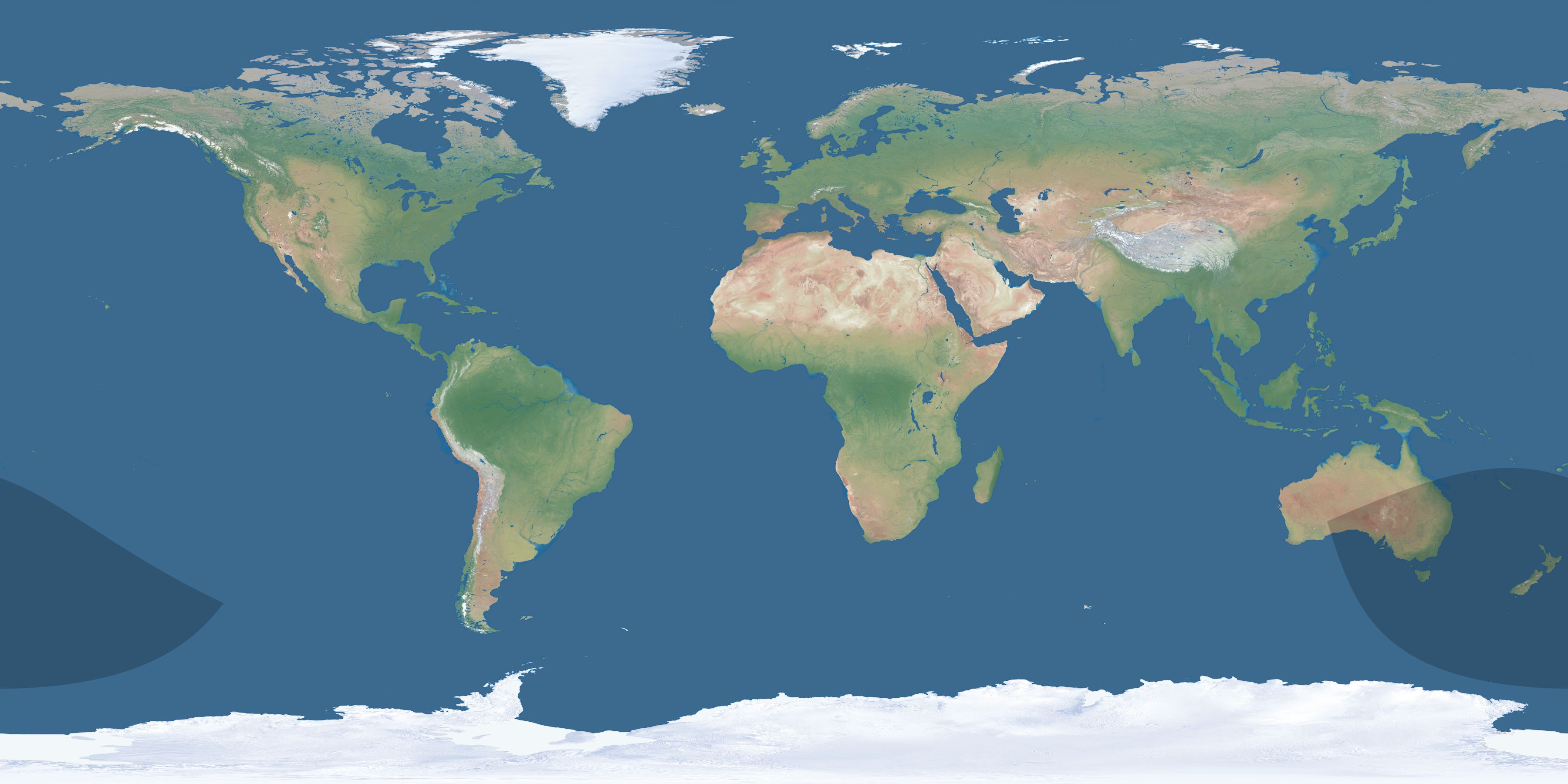 Map of the umbra and penumbra path of the solar eclipse of 07/03/2141