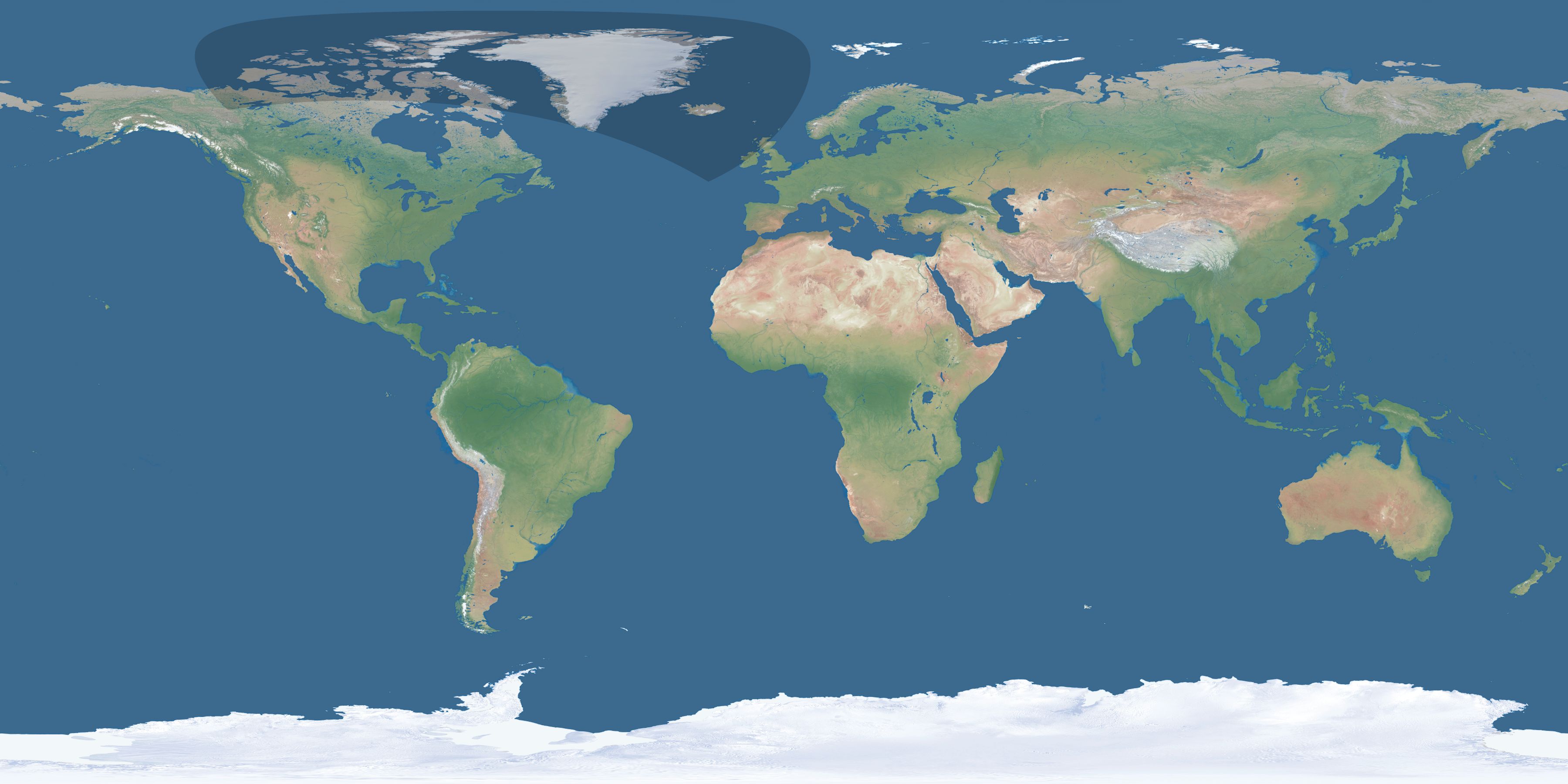 Map of the umbra and penumbra path of the solar eclipse of 06/03/2152