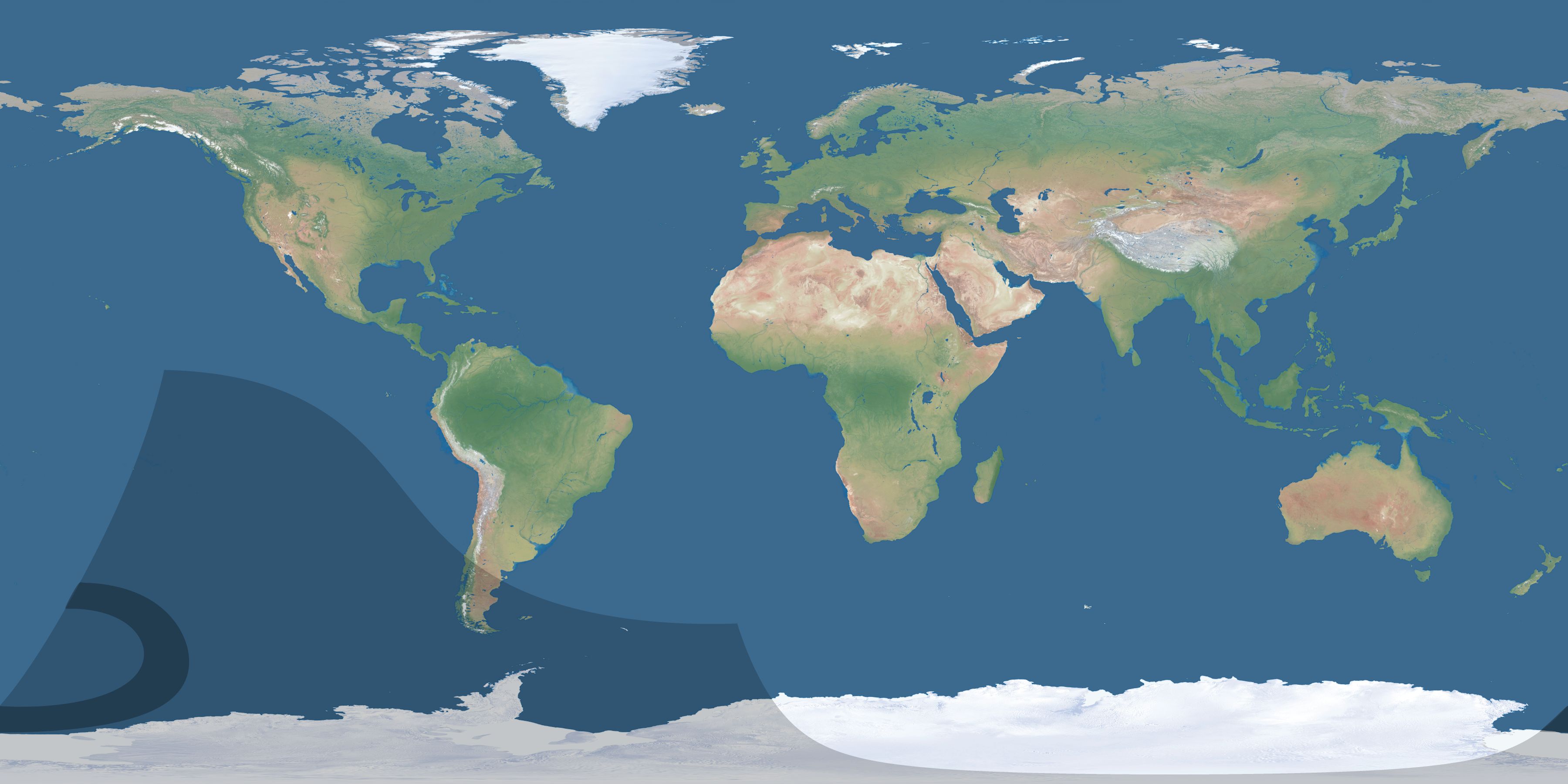 Map of the umbra and penumbra path of the solar eclipse of 09/26/2155