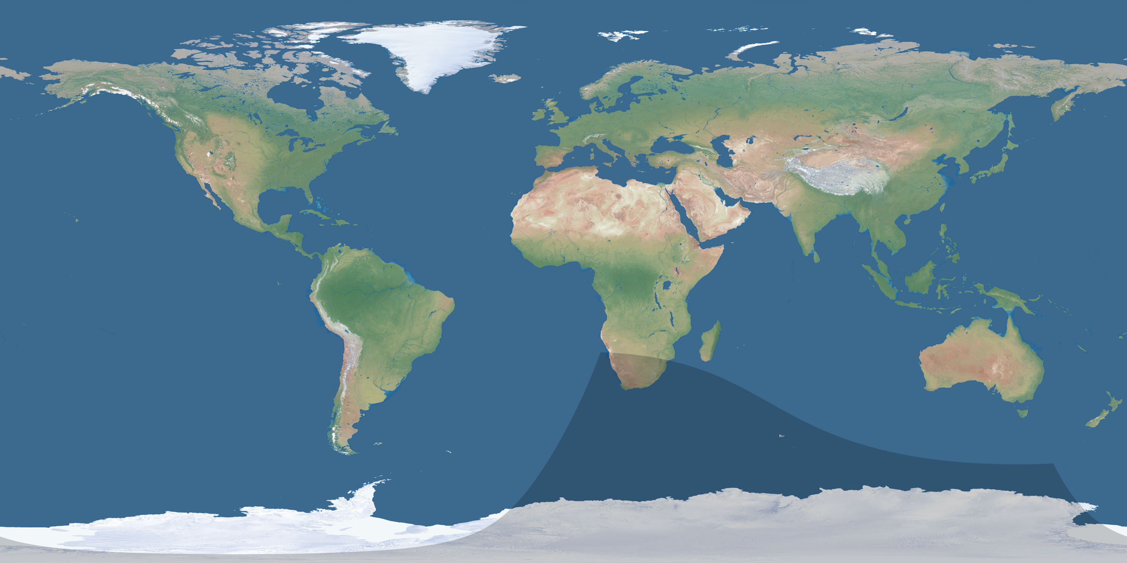Map of the umbra and penumbra path of the solar eclipse of 09/28/2163