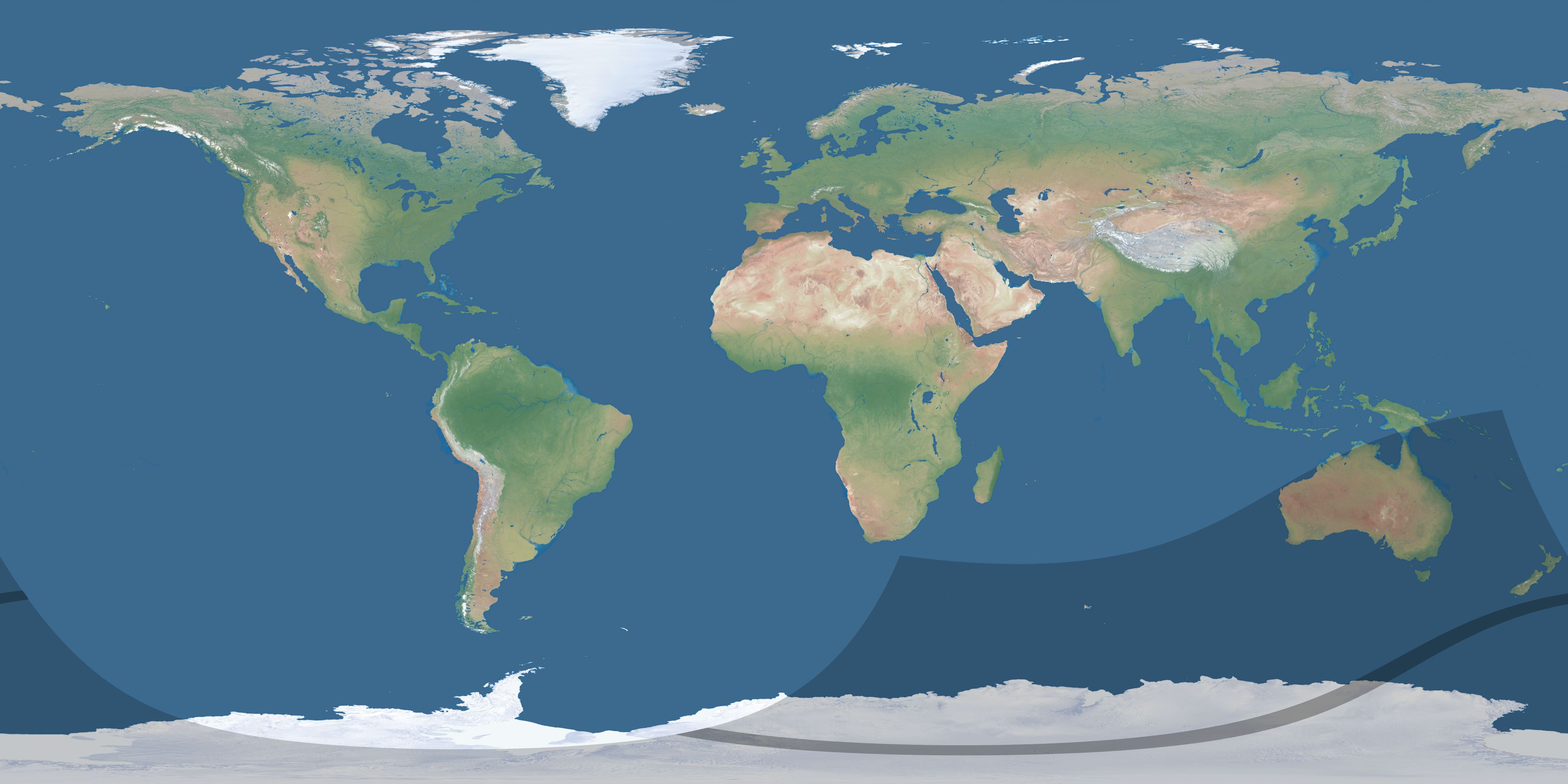 Map of the umbra and penumbra path of the solar eclipse of 03/02/2166