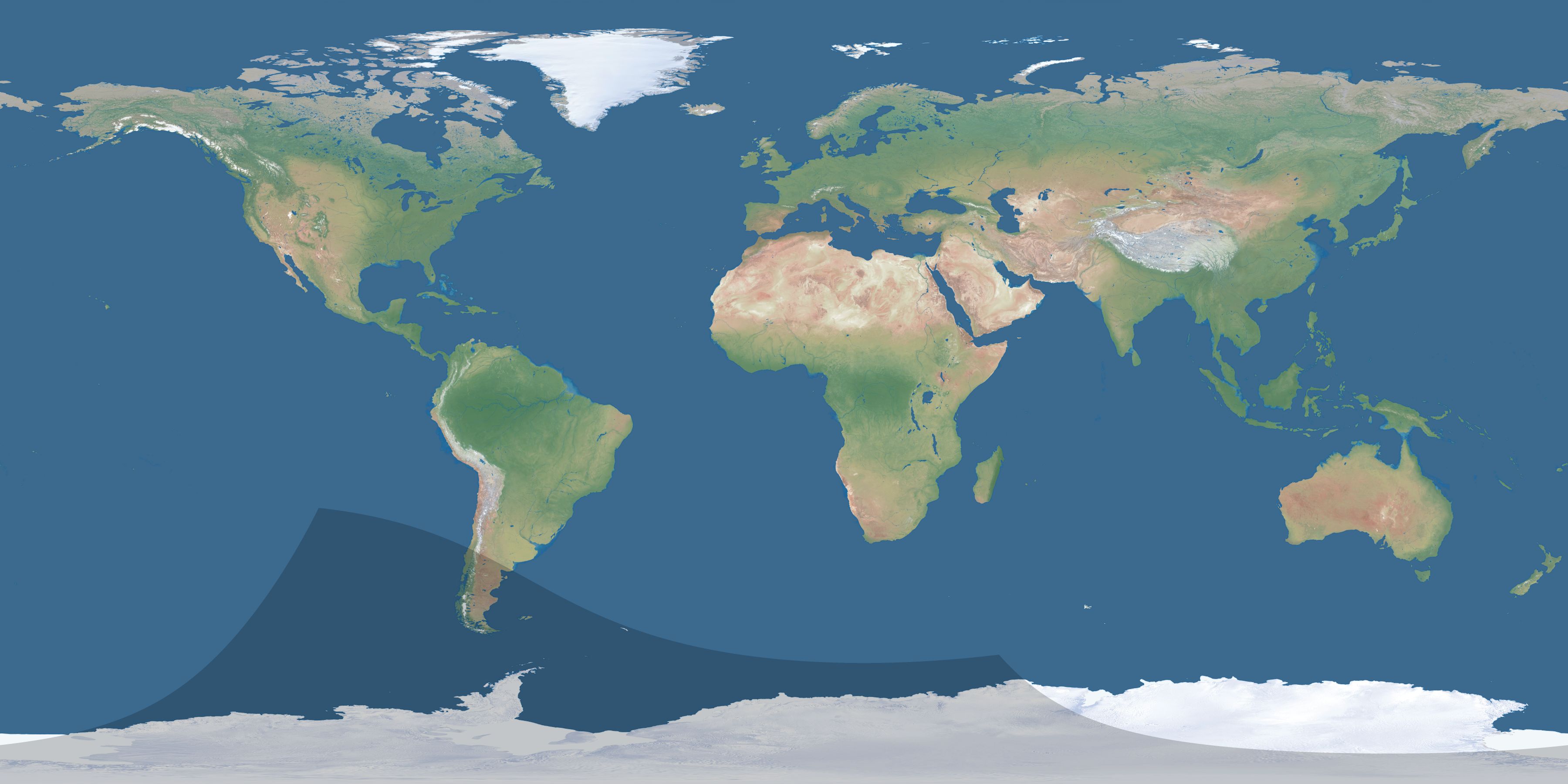 Map of the umbra and penumbra path of the solar eclipse of 10/08/2181