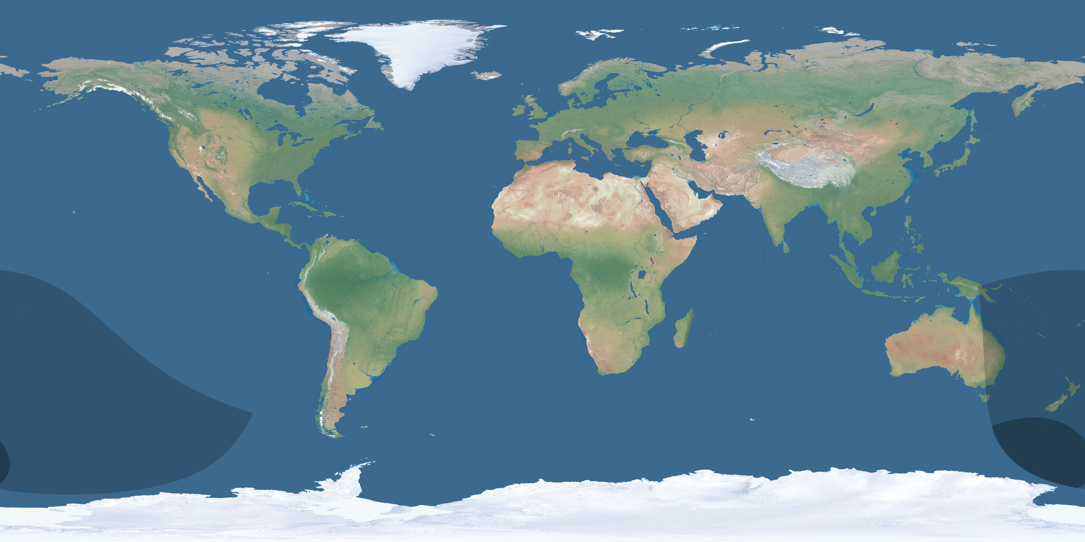 Map of the umbra and penumbra path of the solar eclipse of 08/05/2195