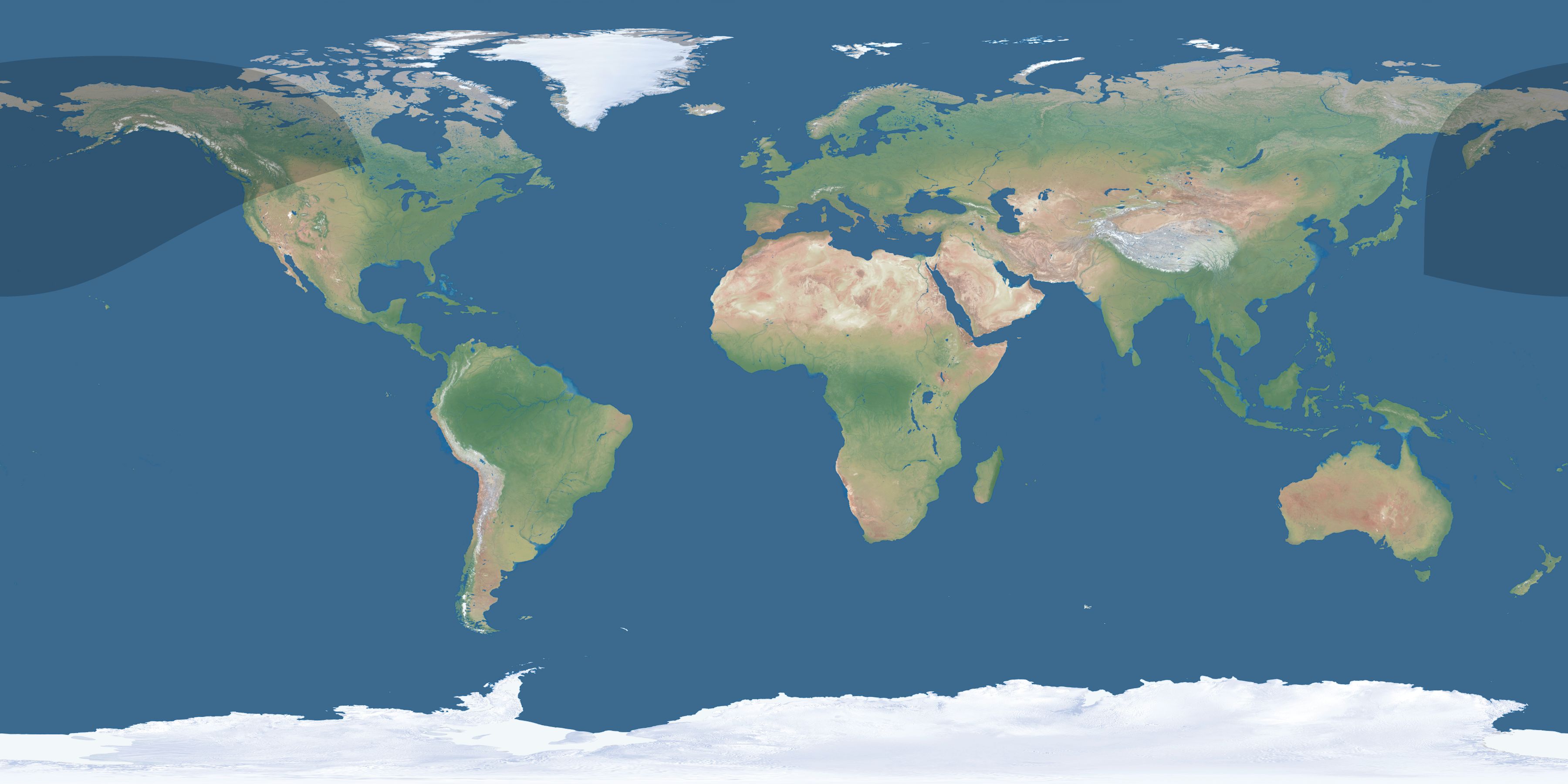 Map of the umbra and penumbra path of the solar eclipse of 02/12/2203