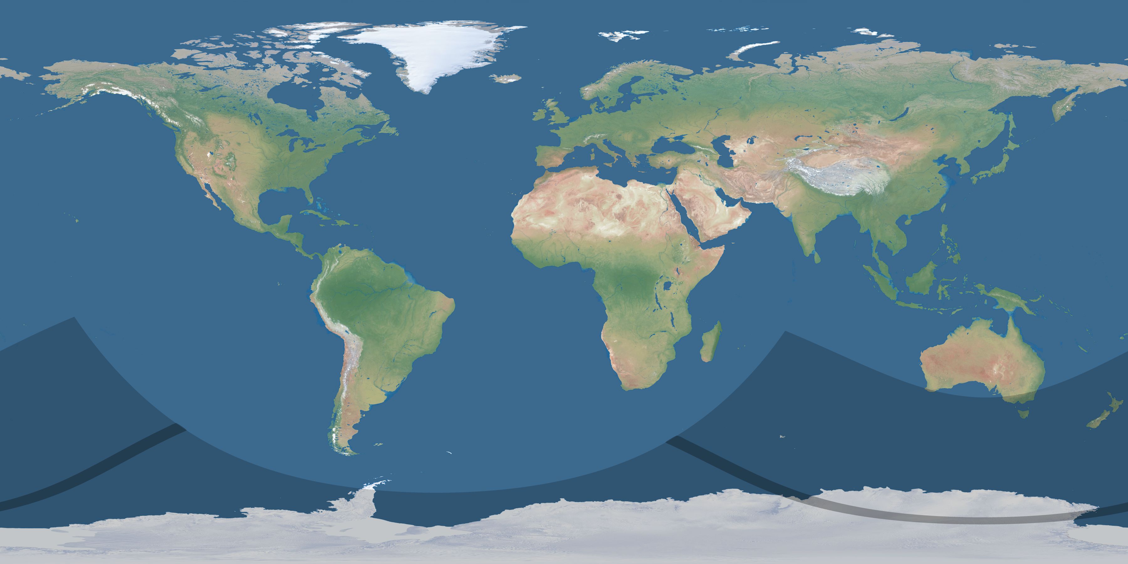 Map of the umbra and penumbra path of the solar eclipse of 01/10/2206