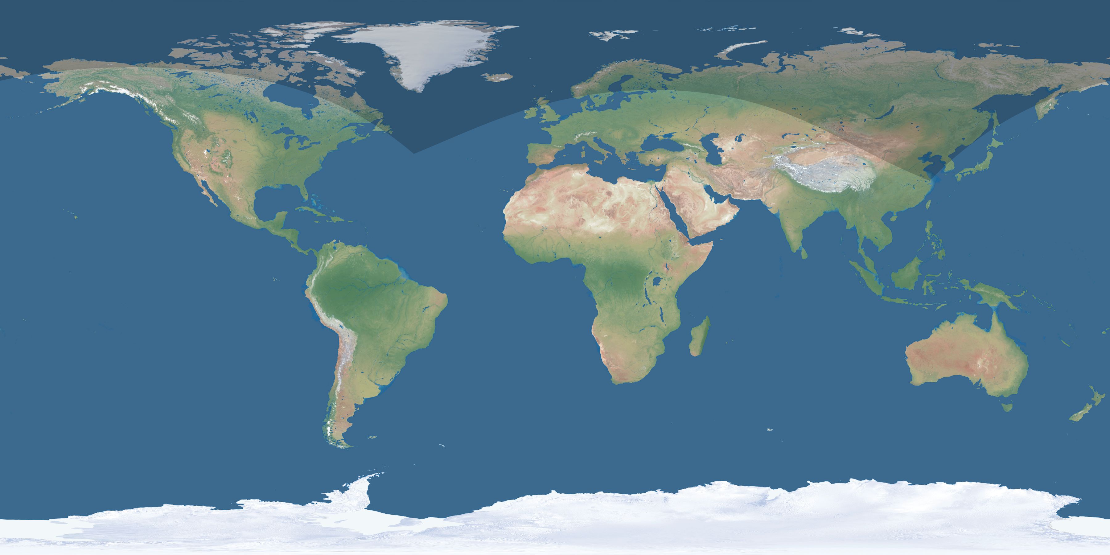 Map of the umbra and penumbra path of the solar eclipse of 07/17/2224