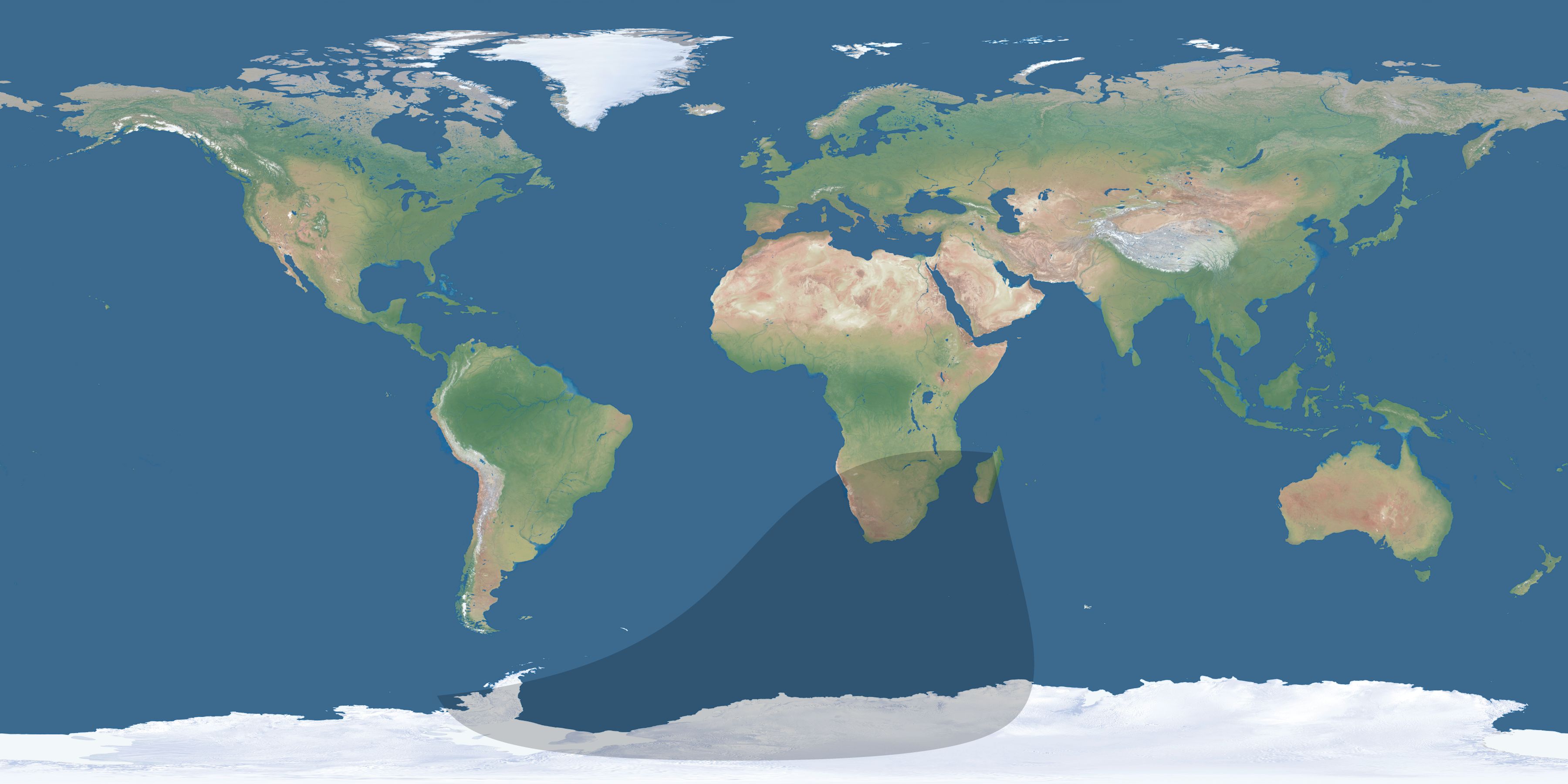 Map of the umbra and penumbra path of the solar eclipse of 04/05/2228