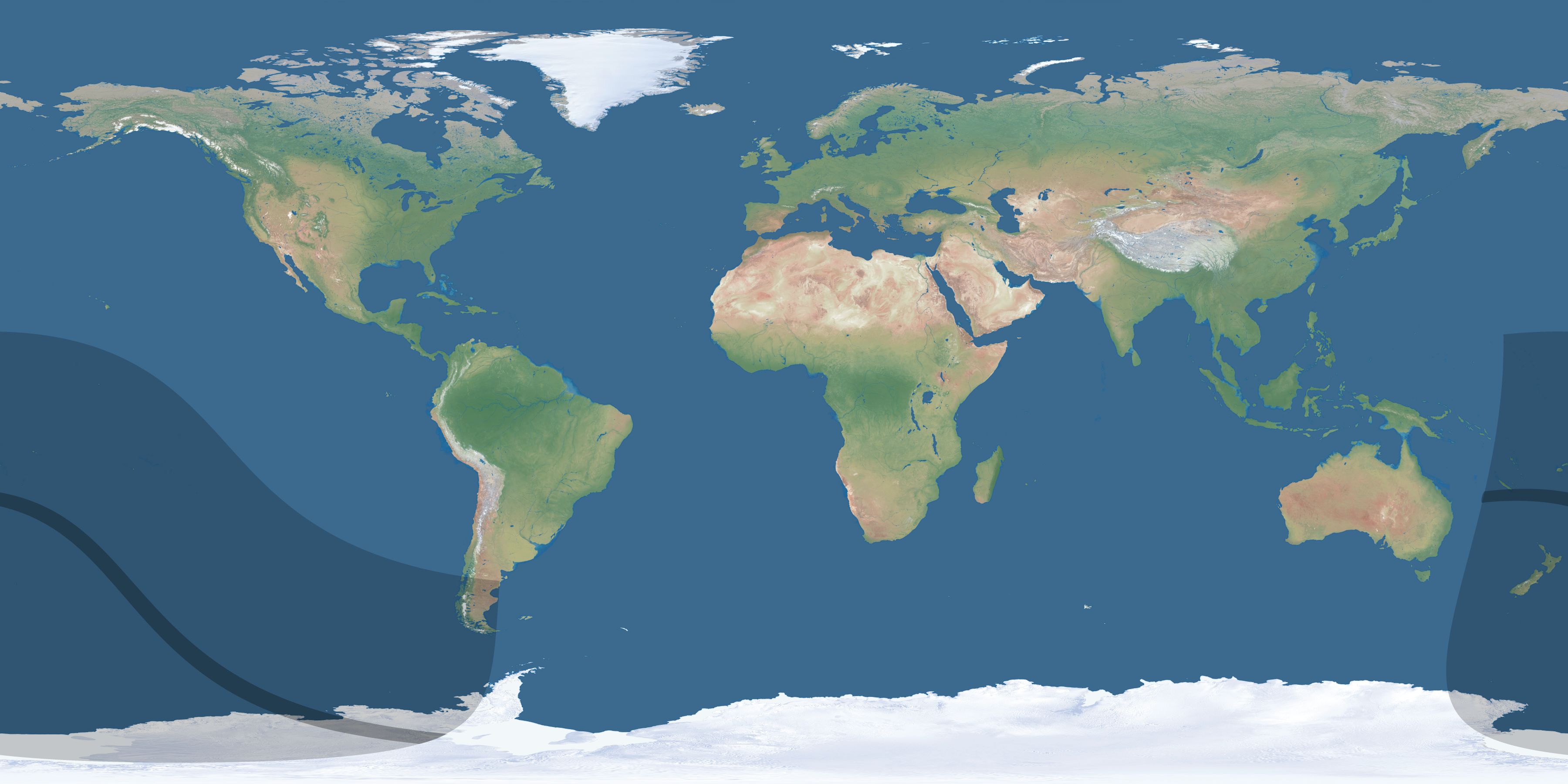 Map of the umbra and penumbra path of the solar eclipse of 09/07/2249