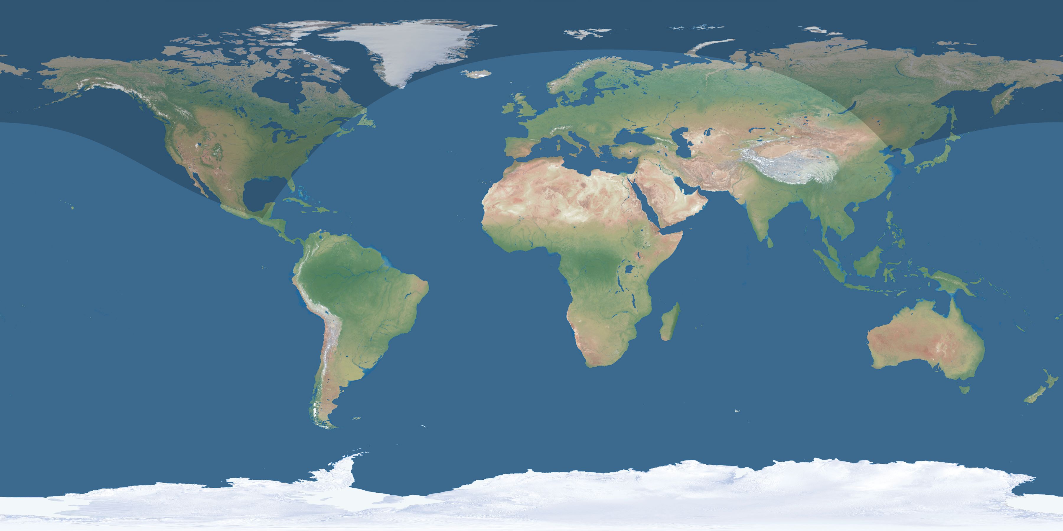 Map of the umbra and penumbra path of the solar eclipse of 08/07/2260