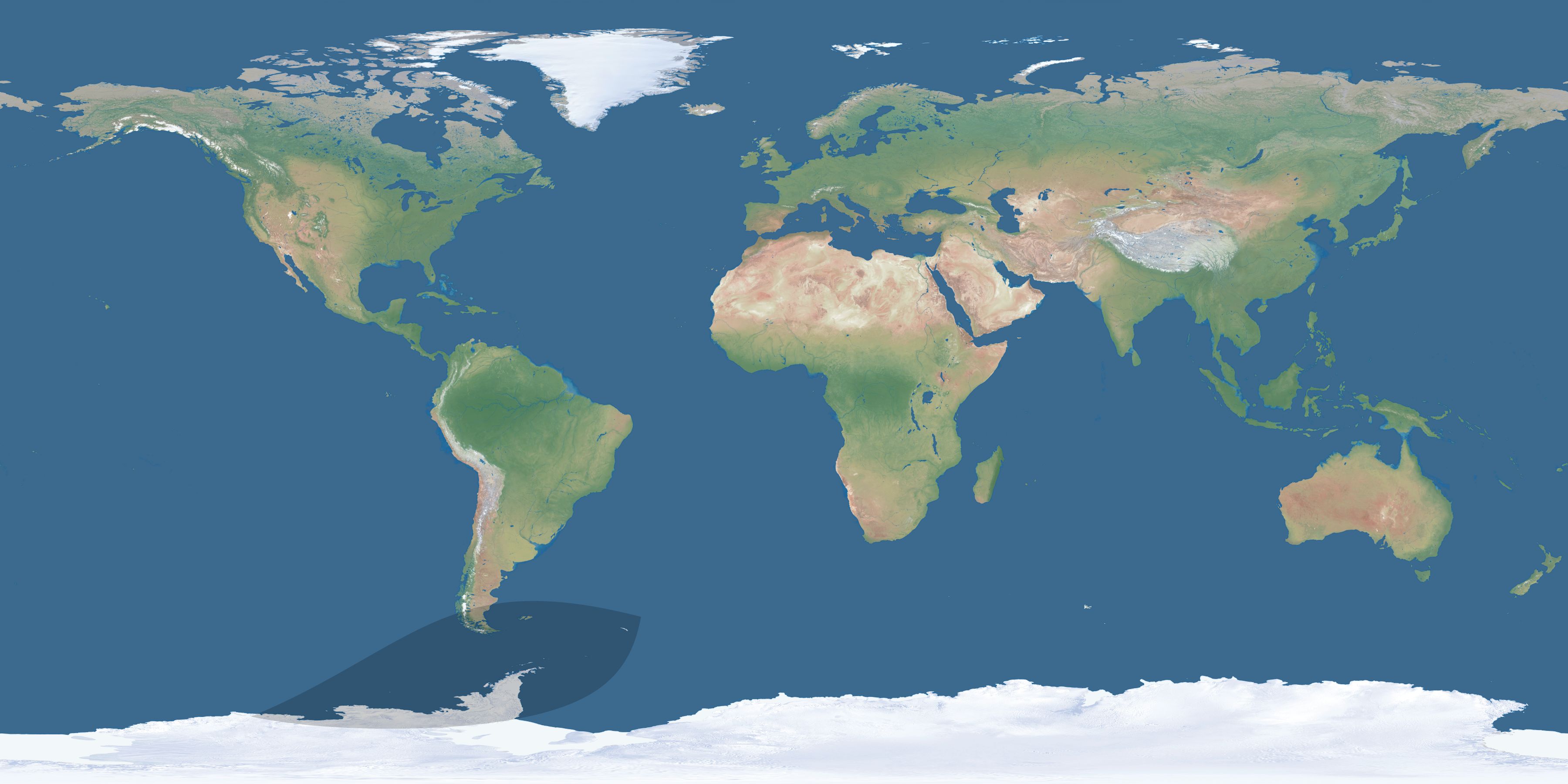 Map of the umbra and penumbra path of the solar eclipse of 04/26/2275