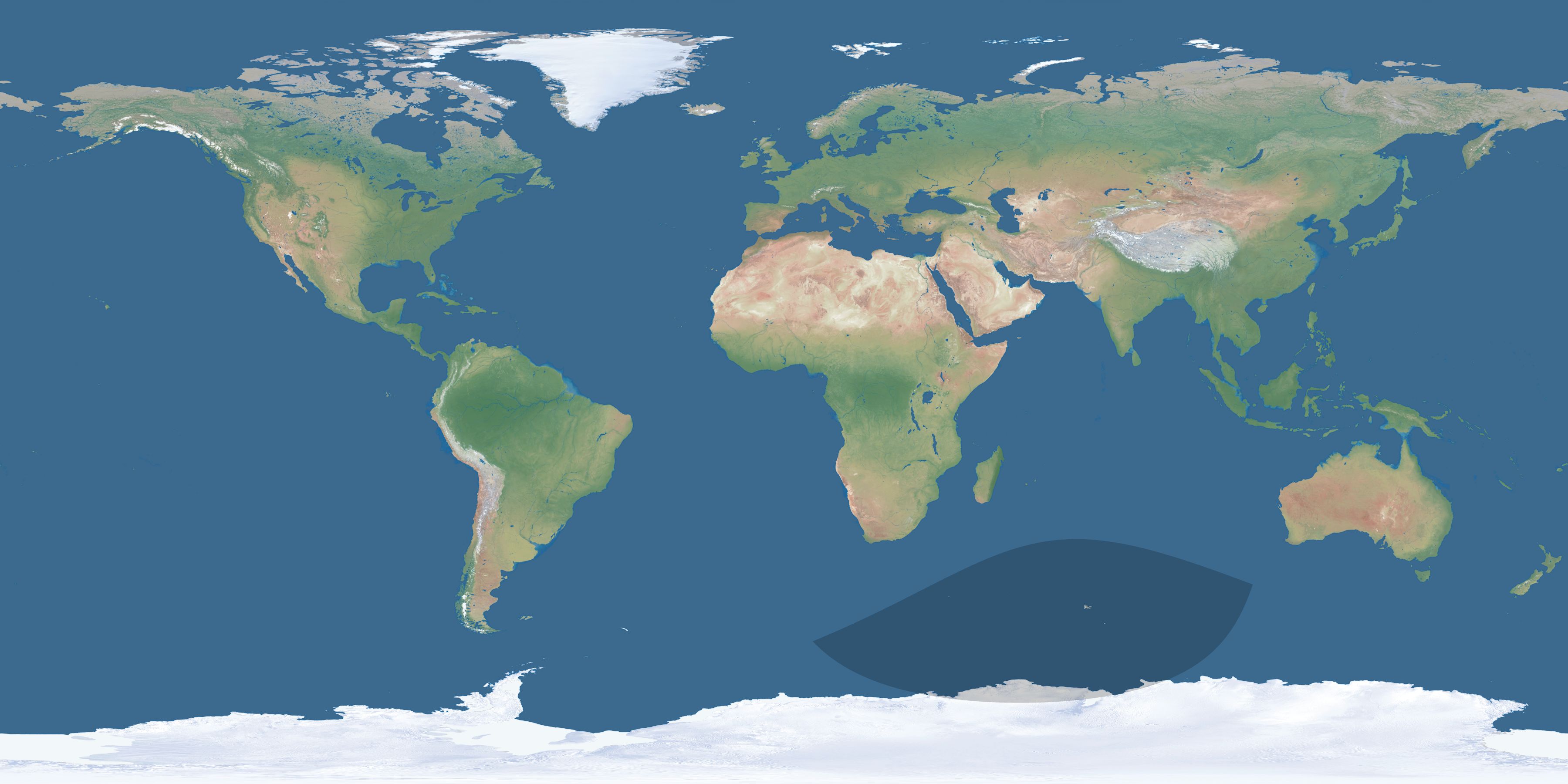 Map of the umbra and penumbra path of the solar eclipse of 05/19/2311