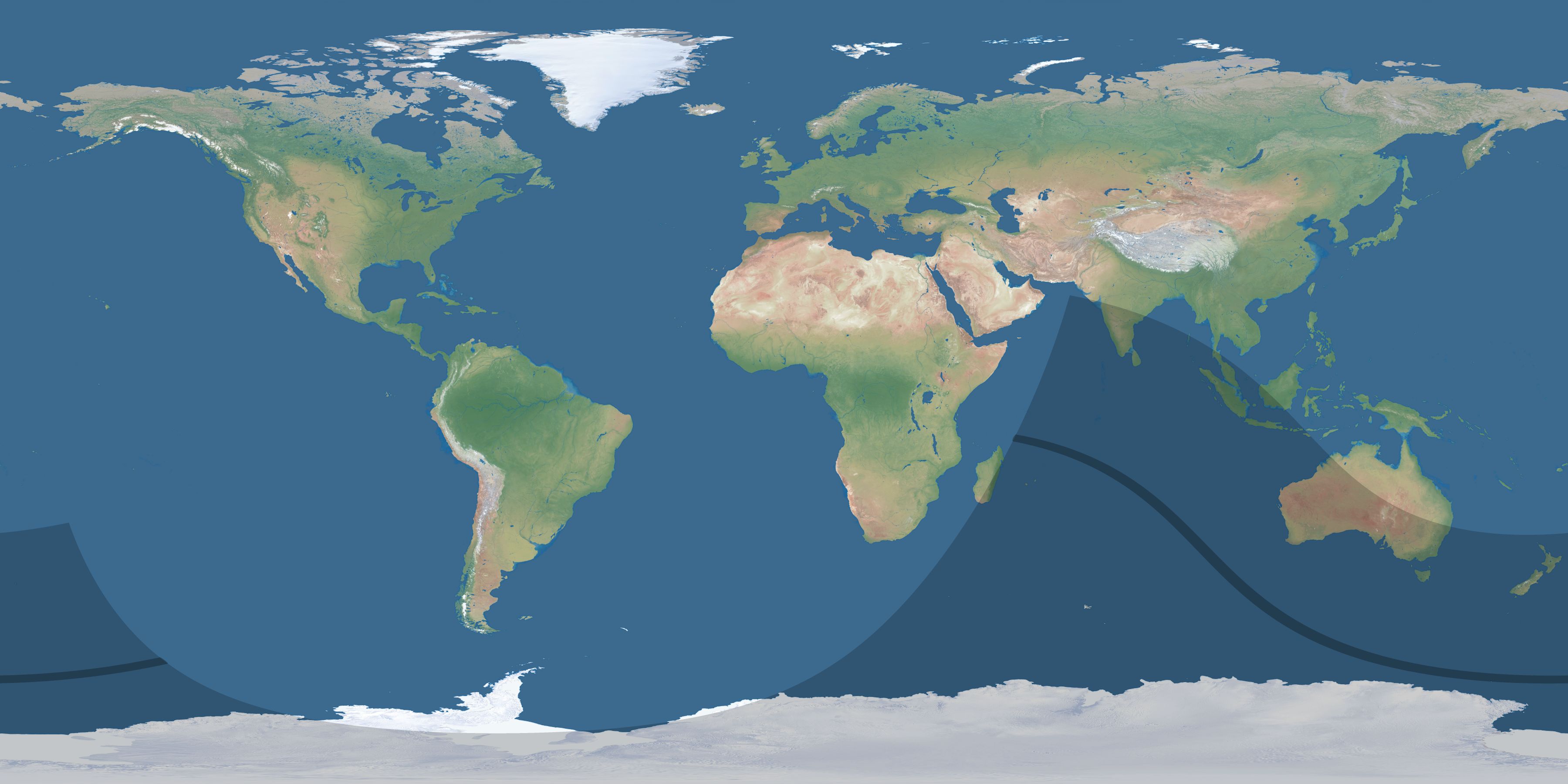 Map of the umbra and penumbra path of the solar eclipse of 10/22/2321