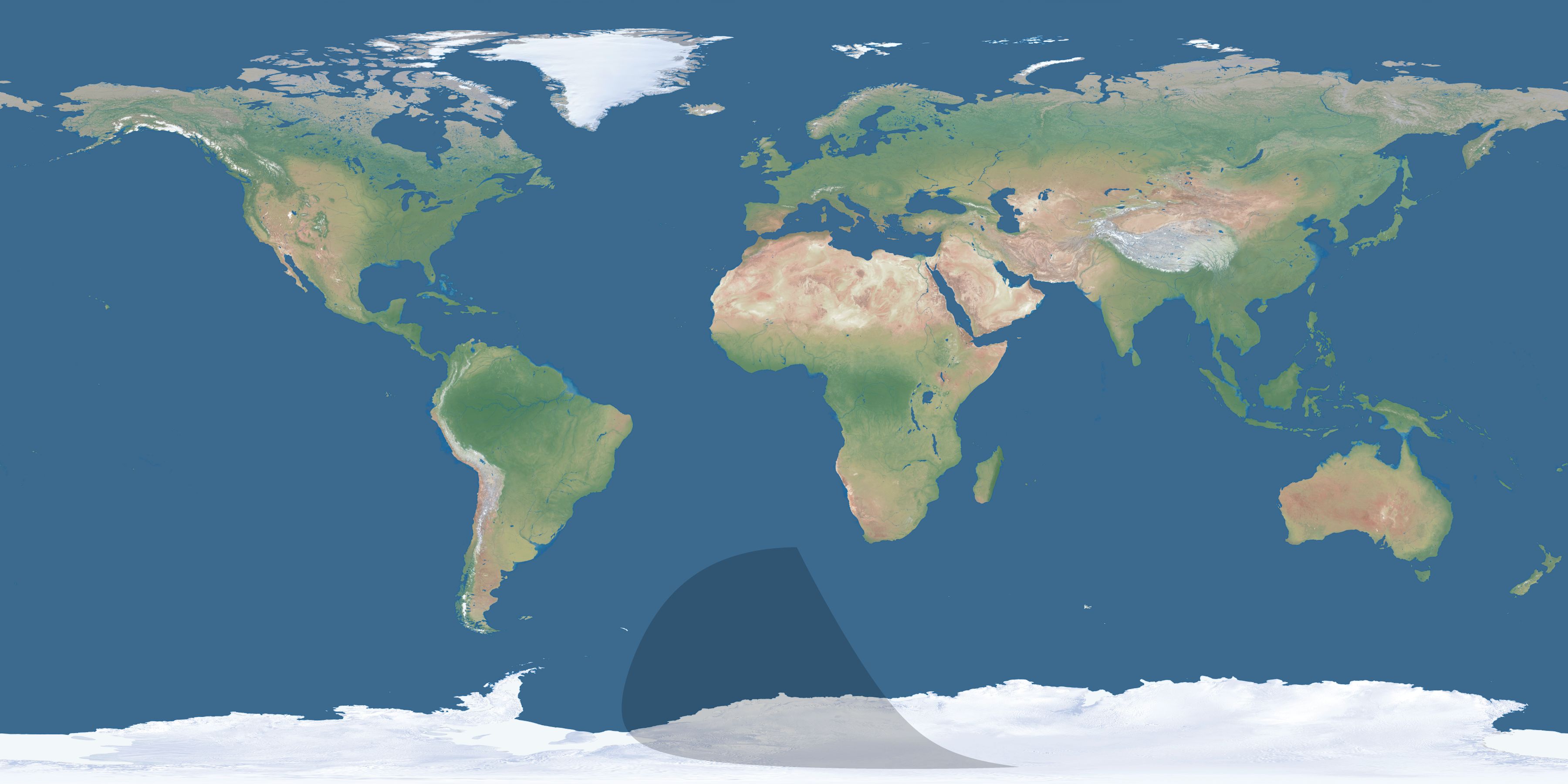 Map of the umbra and penumbra path of the solar eclipse of 03/18/2322