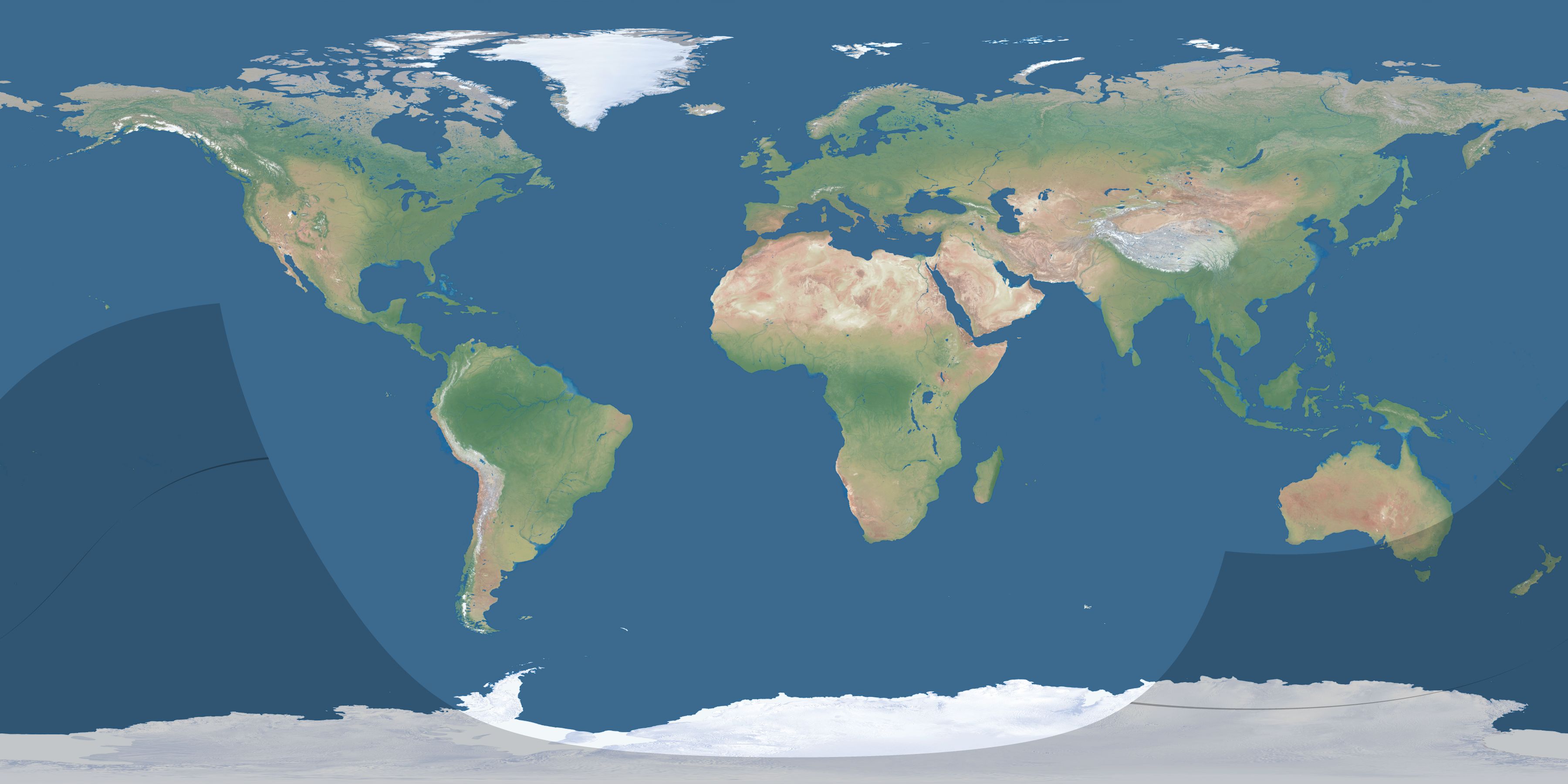 Map of the umbra and penumbra path of the solar eclipse of 03/08/2323