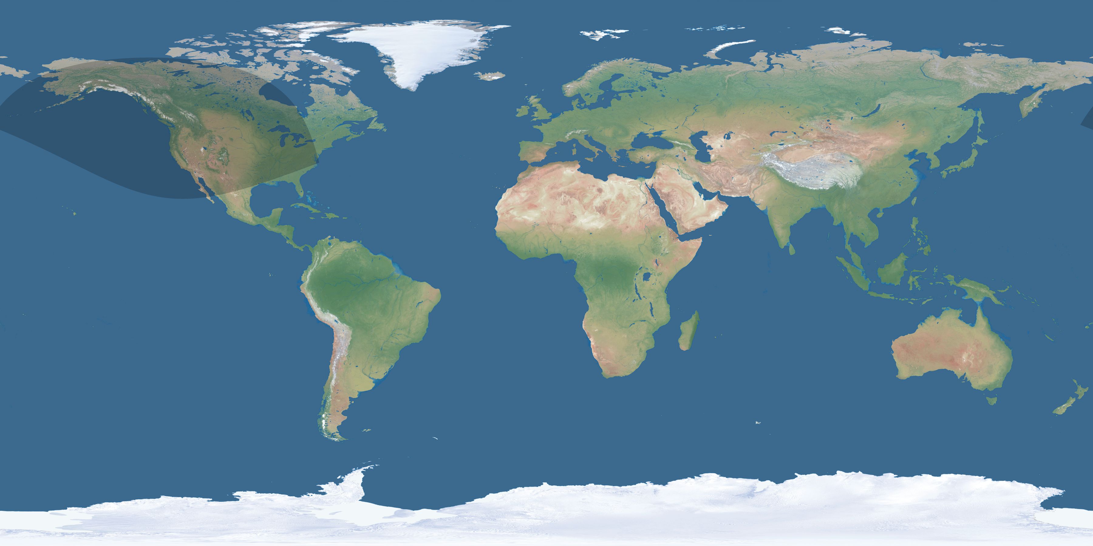 Map of the umbra and penumbra path of the solar eclipse of 11/21/2329