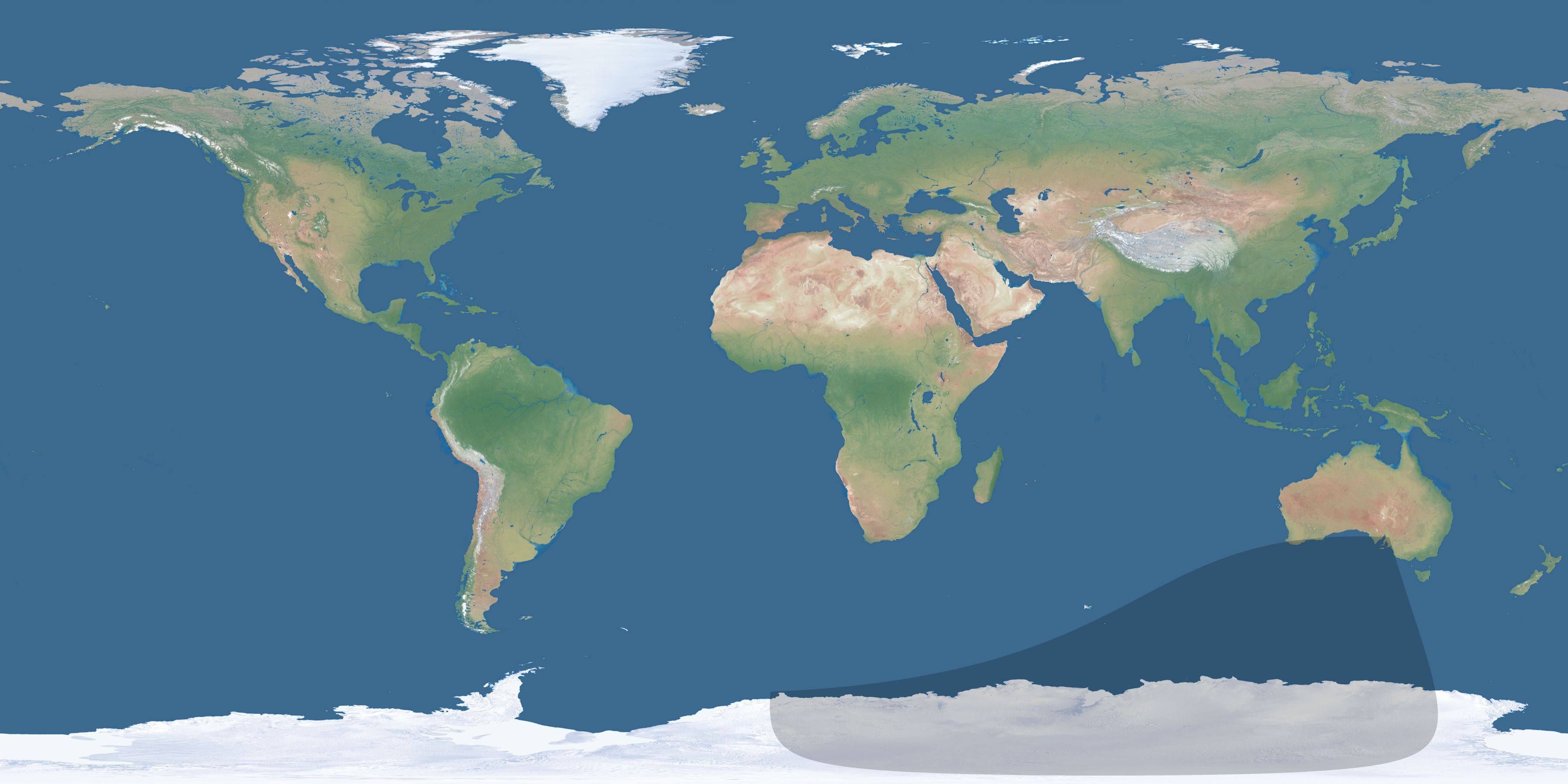 Map of the umbra and penumbra path of the solar eclipse of 03/28/2351