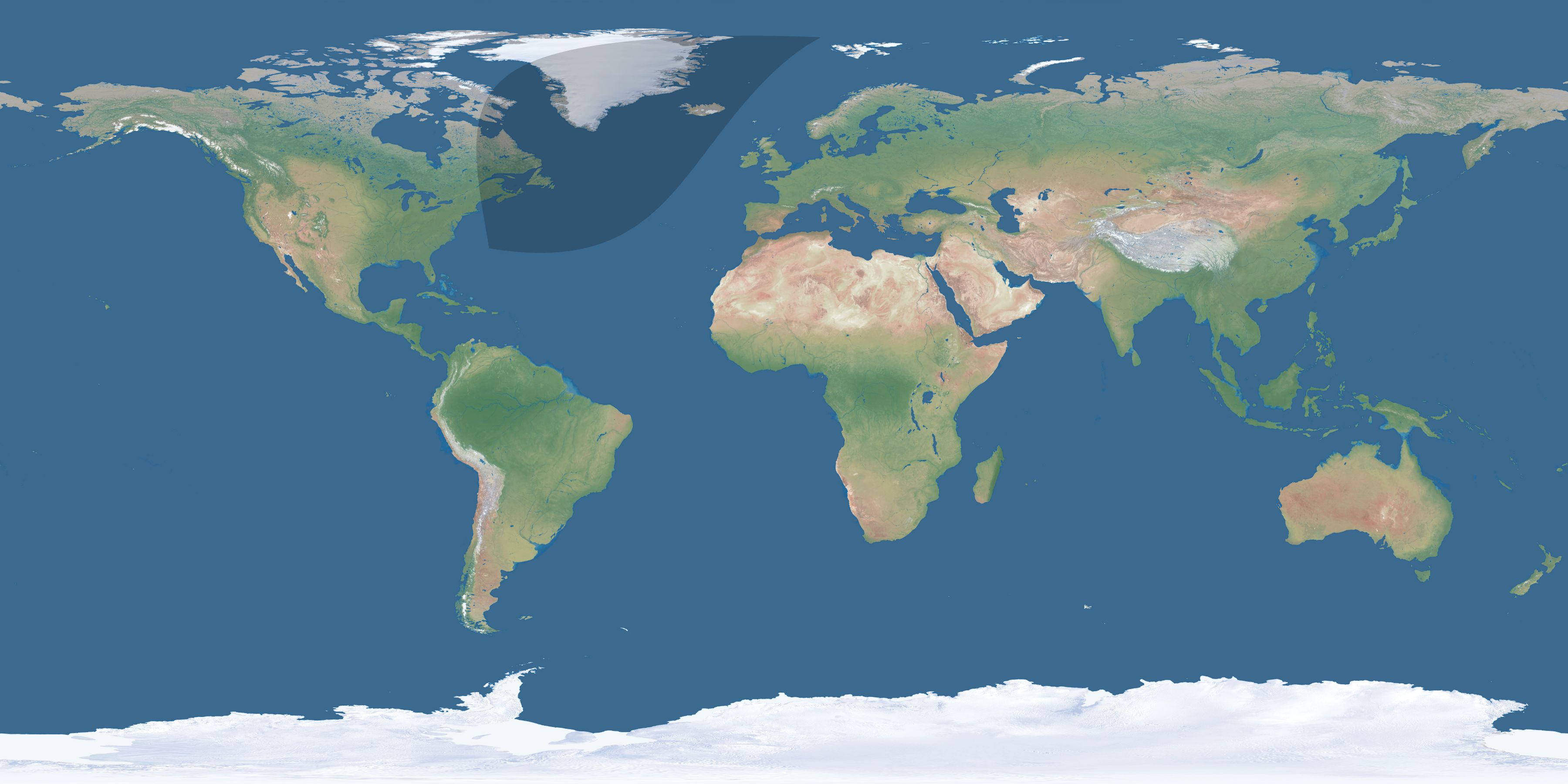 Map of the umbra and penumbra path of the solar eclipse of 02/25/2362