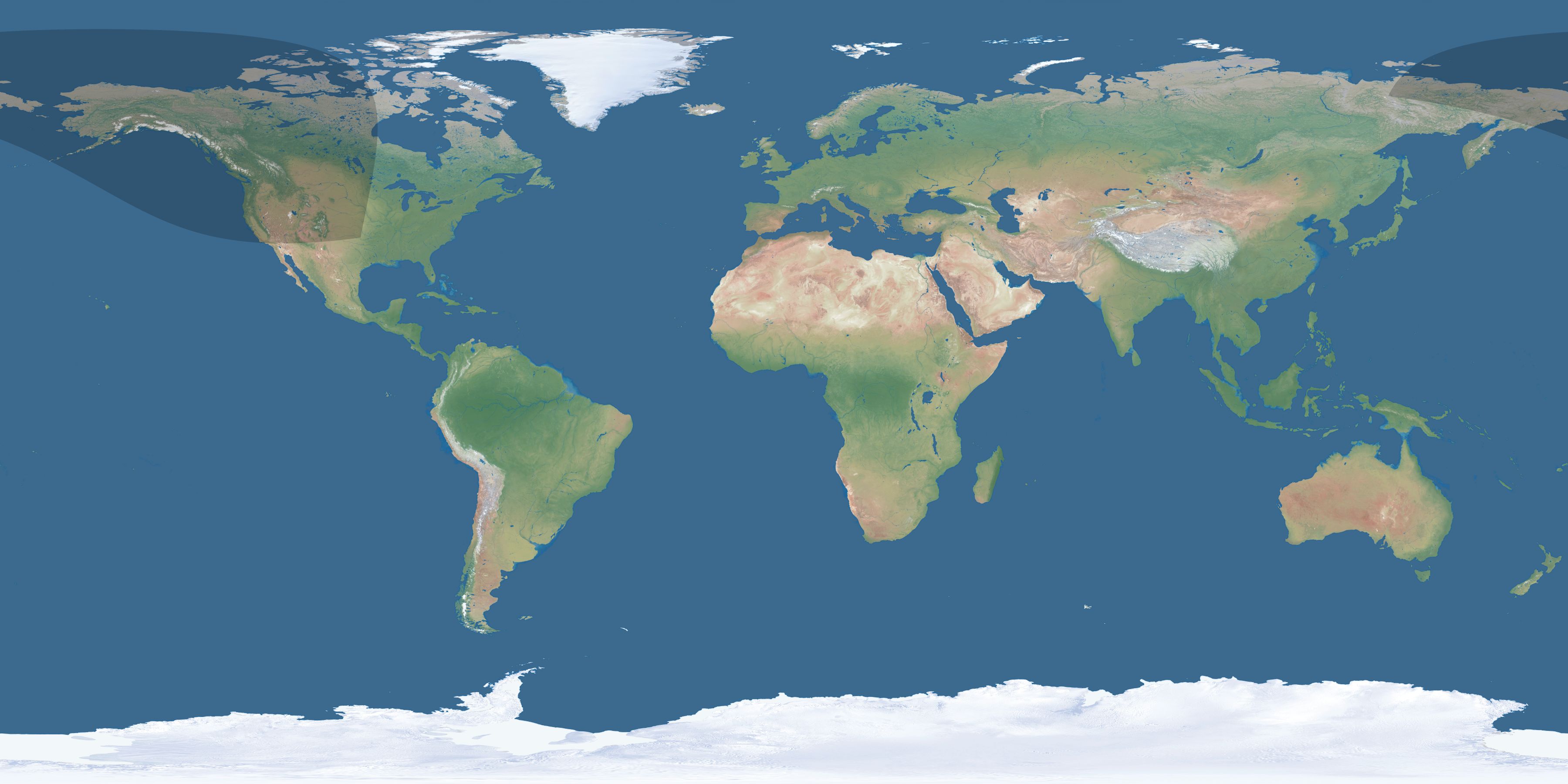 Map of the umbra and penumbra path of the solar eclipse of 10/13/2387