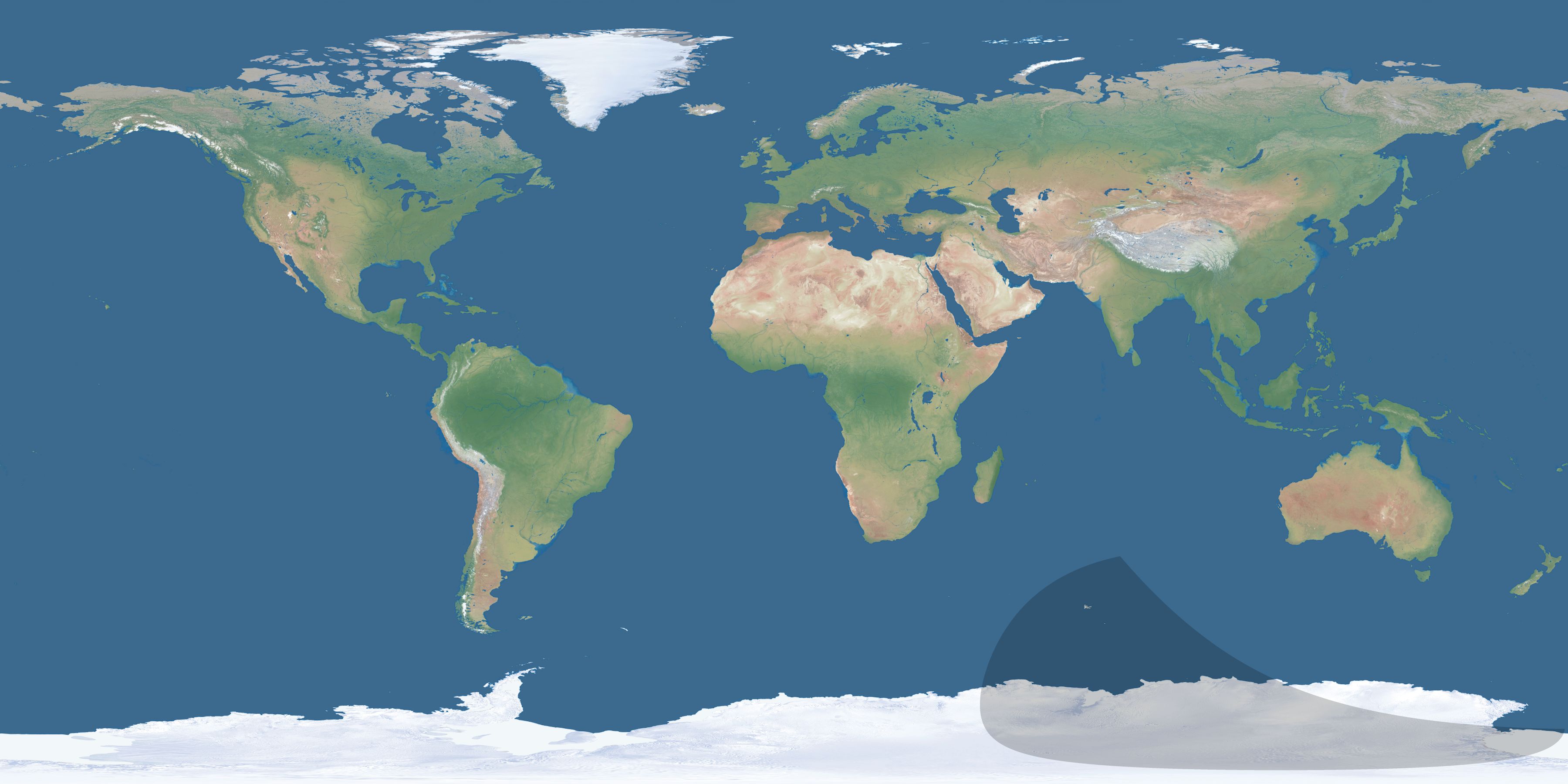 Map of the umbra and penumbra path of the solar eclipse of 02/17/2398