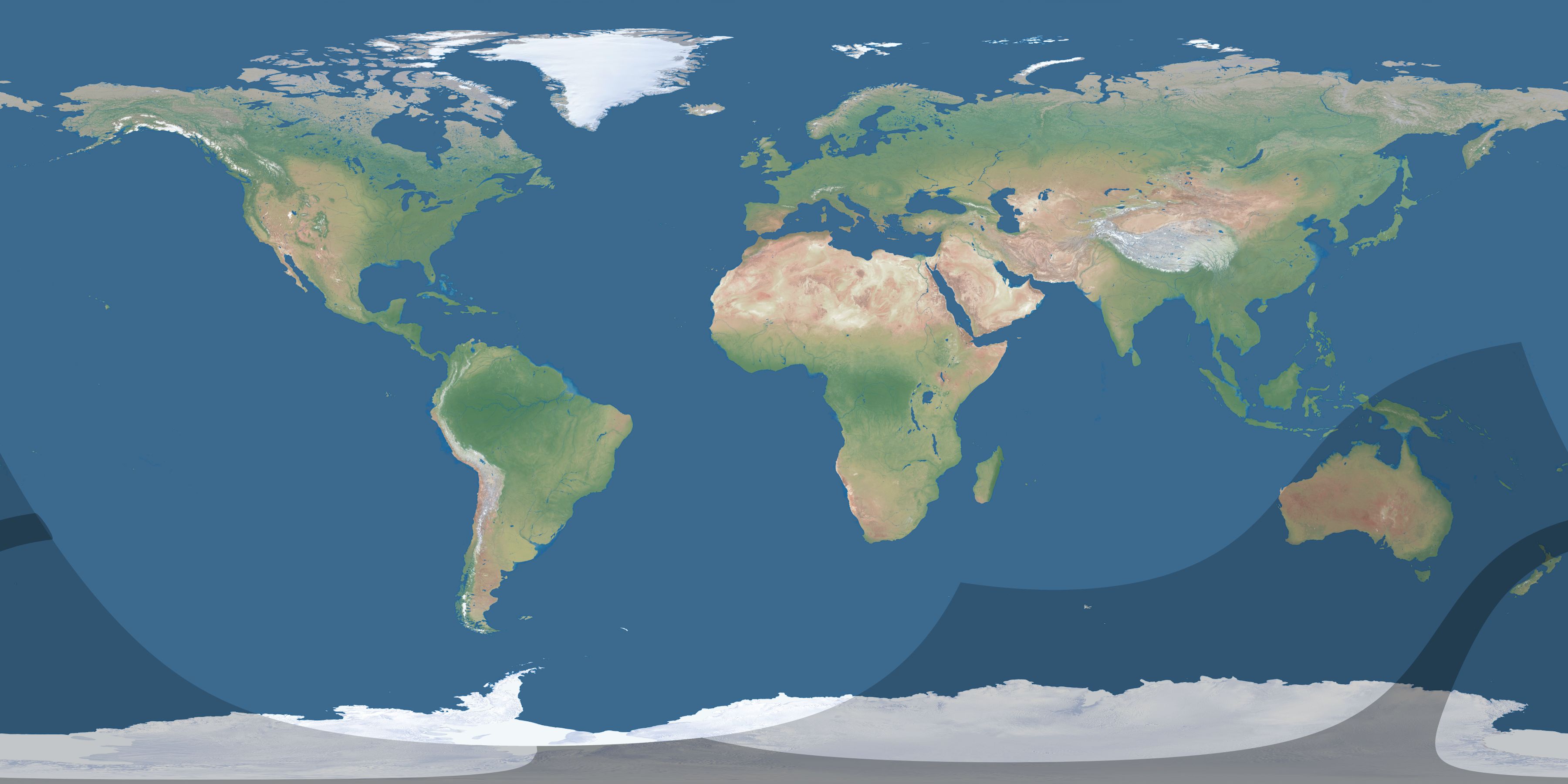 Map of the umbra and penumbra path of the solar eclipse of 02/28/2435