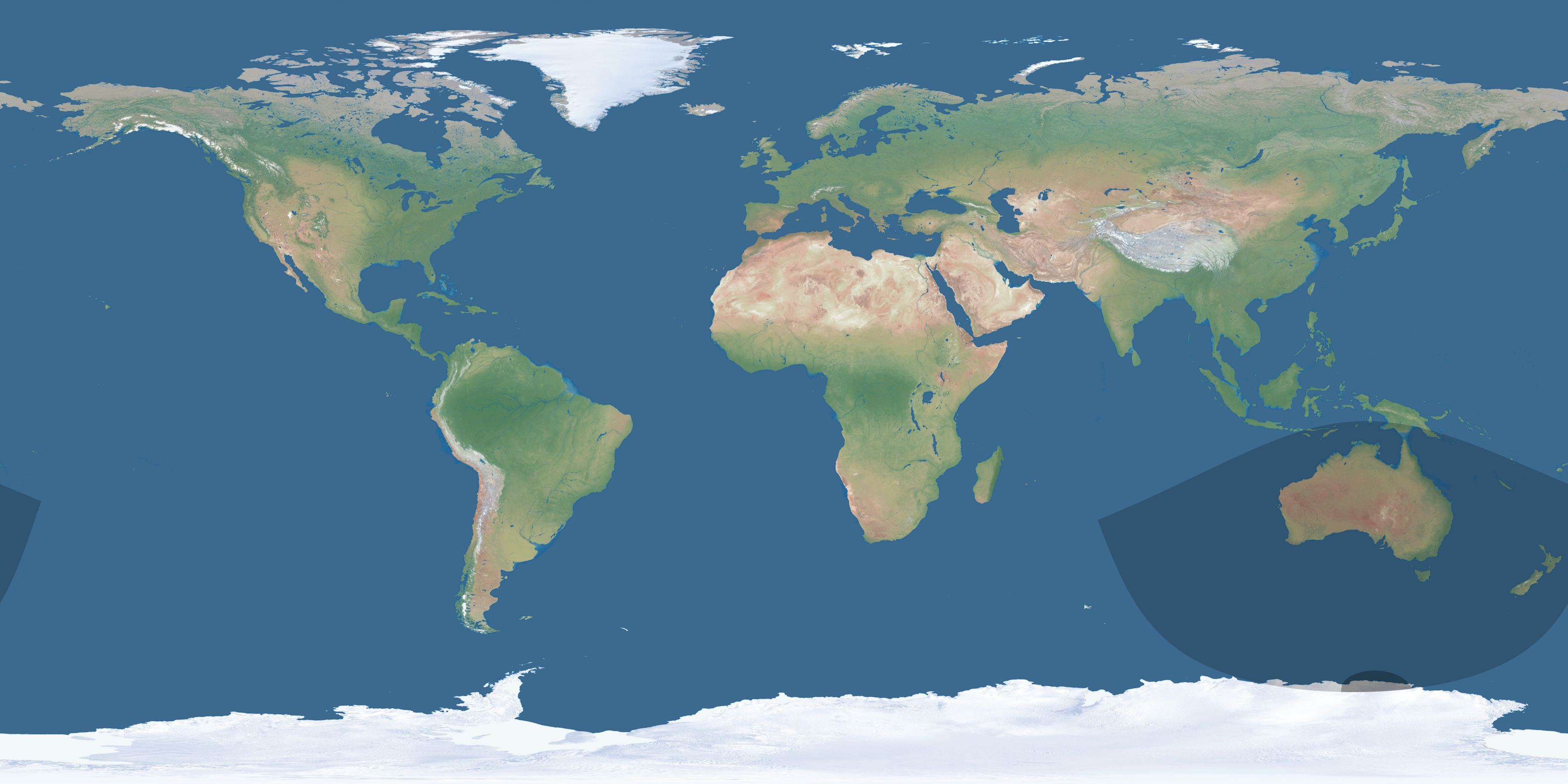 Map of the umbra and penumbra path of the solar eclipse of 06/01/2459