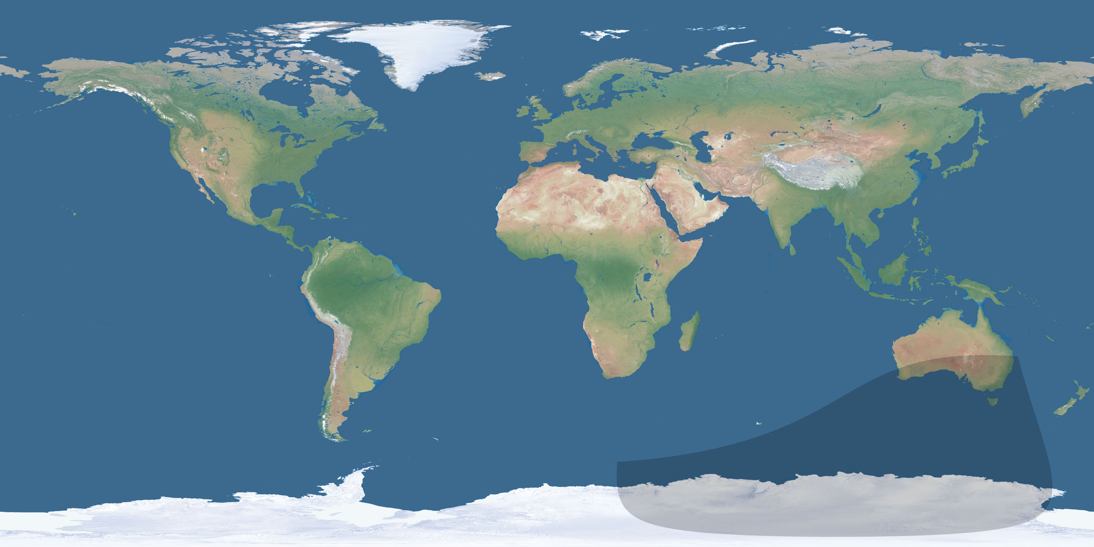 Map of the umbra and penumbra path of the solar eclipse of 03/30/2481