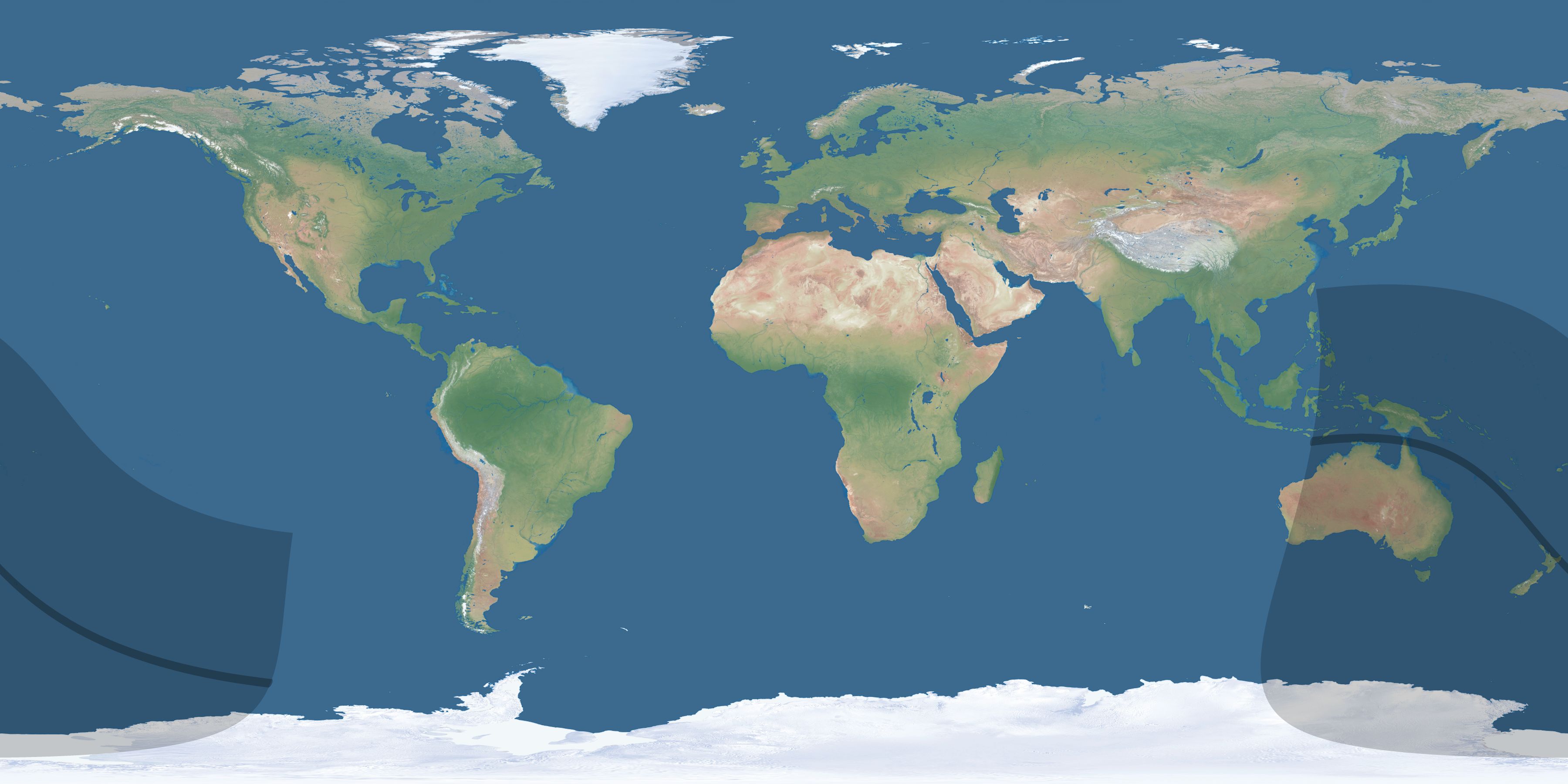 Map of the umbra and penumbra path of the solar eclipse of 09/04/2491