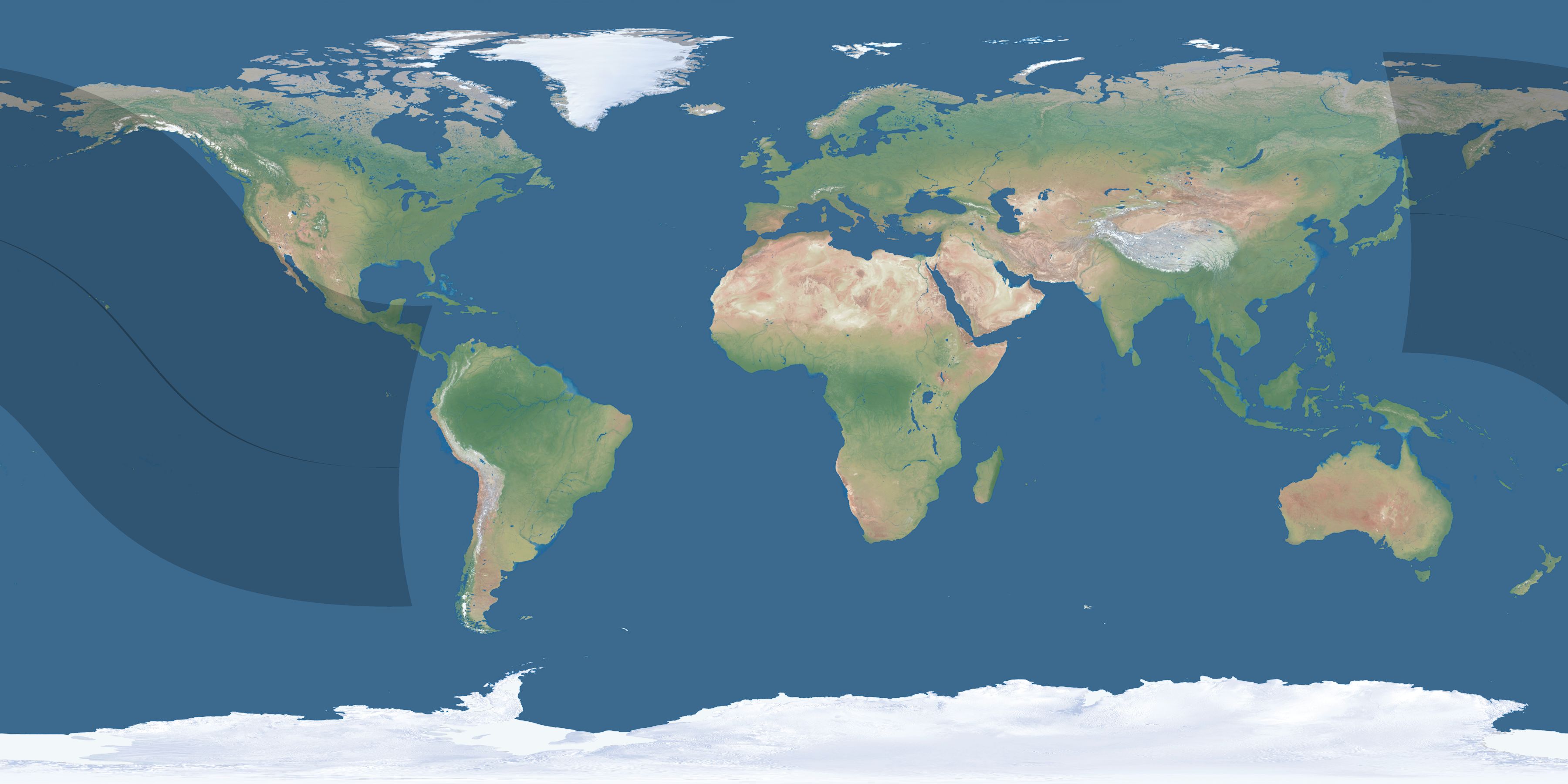 Map of the umbra and penumbra path of the solar eclipse of 09/26/2508