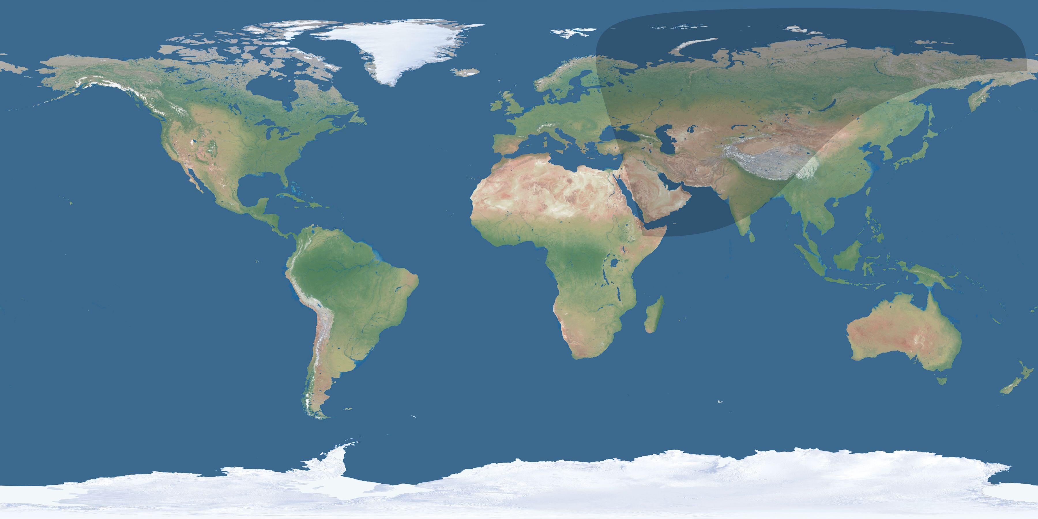 Map of the umbra and penumbra path of the solar eclipse of 03/11/2510