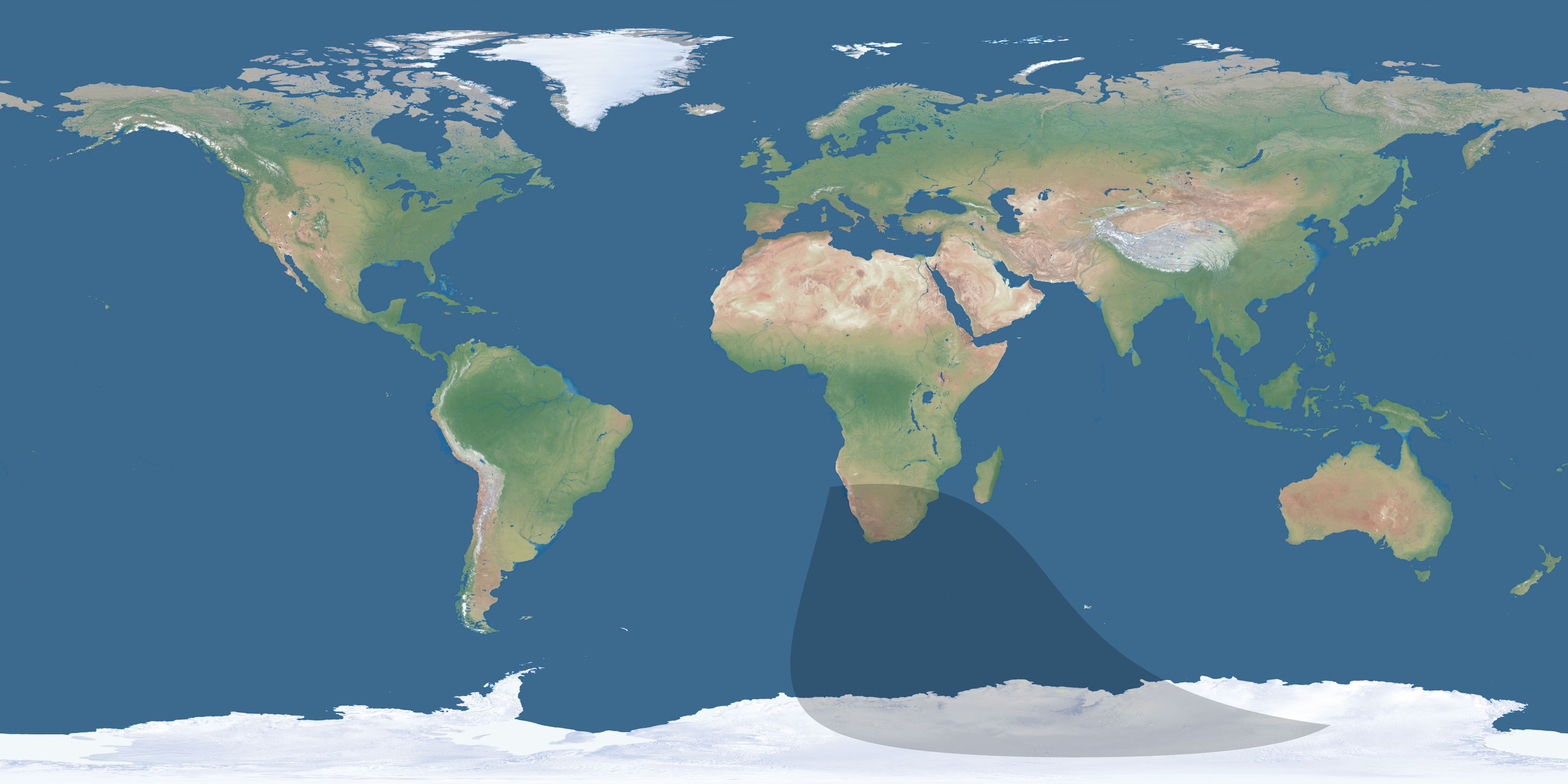 Map of the umbra and penumbra path of the solar eclipse of 09/04/2510